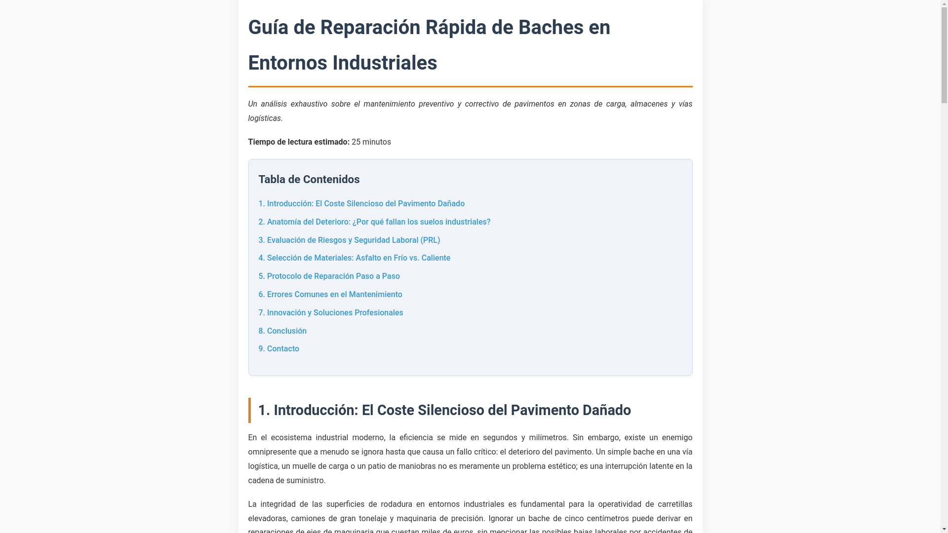 website screenshot of https://fixerpavimentos.pages.dev/