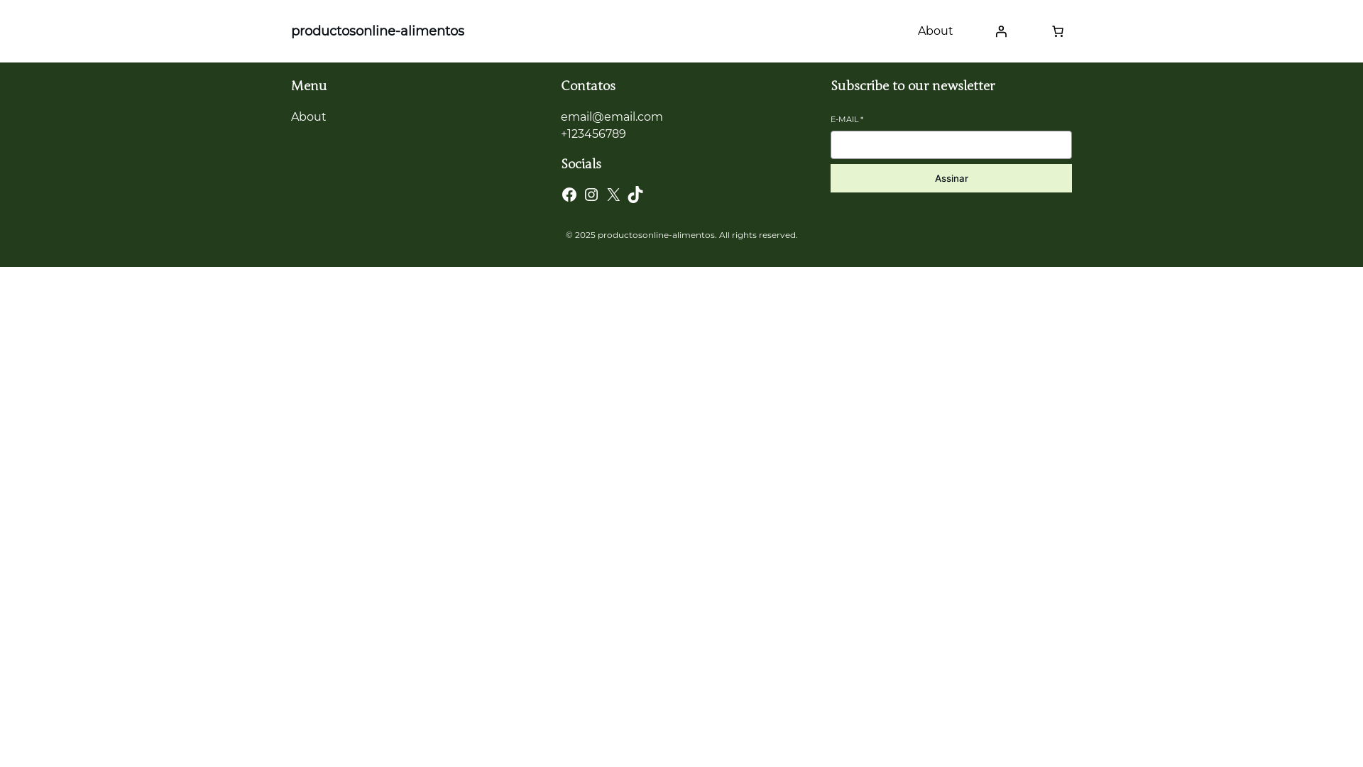 website screenshot of https://productsonline-alimento.com/