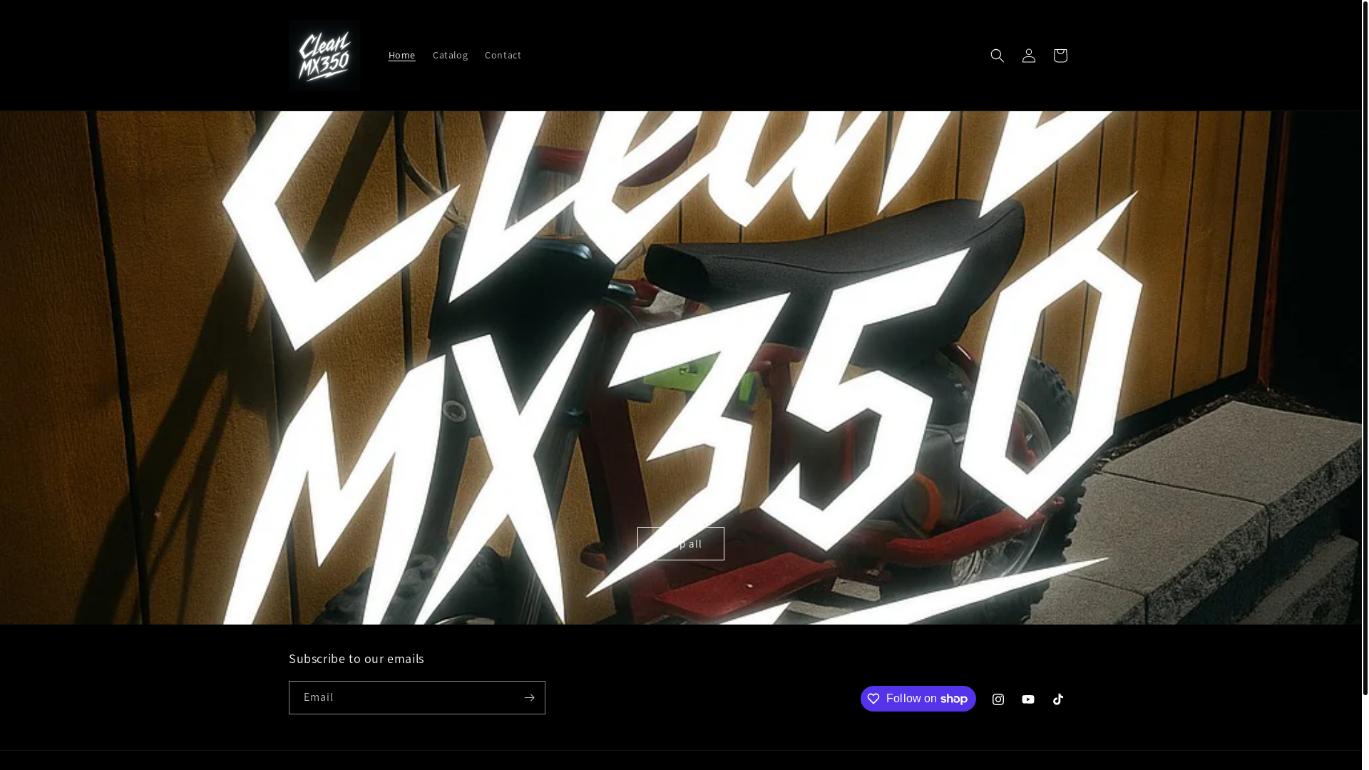 website screenshot of https://cleanmx350.com/