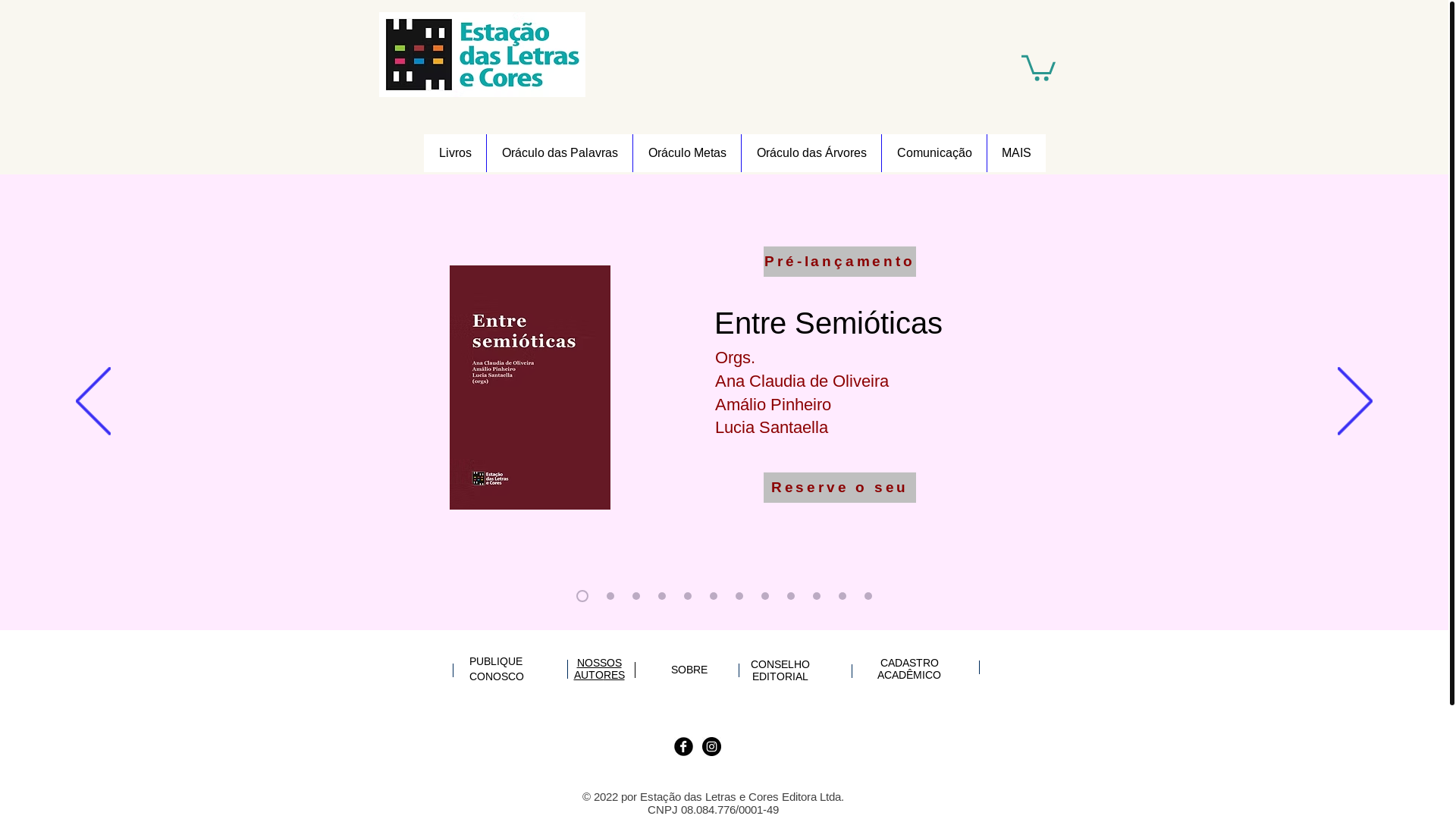 website screenshot of https://estacaoletras.online/