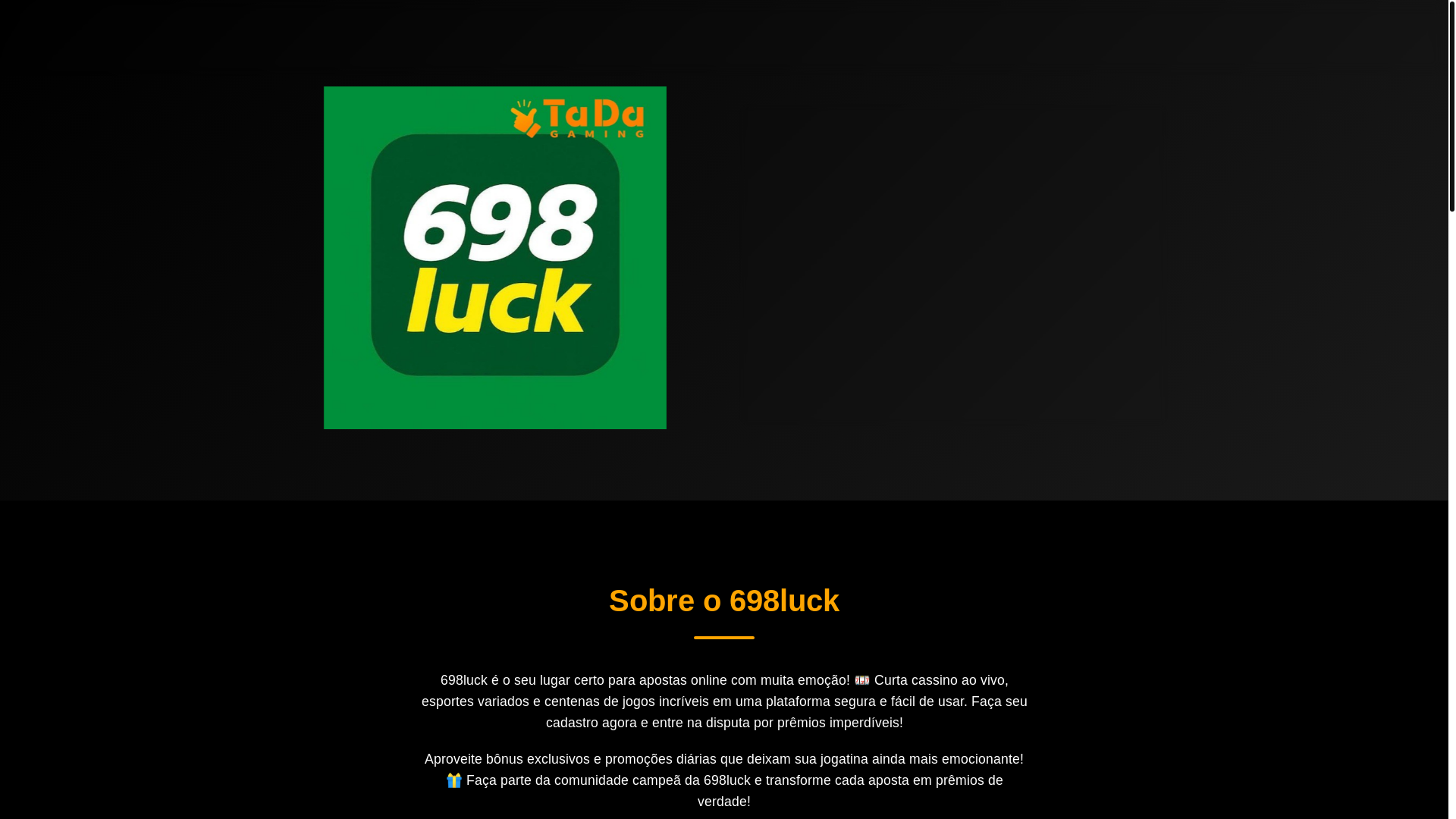 website screenshot of https://698luck4g.com/