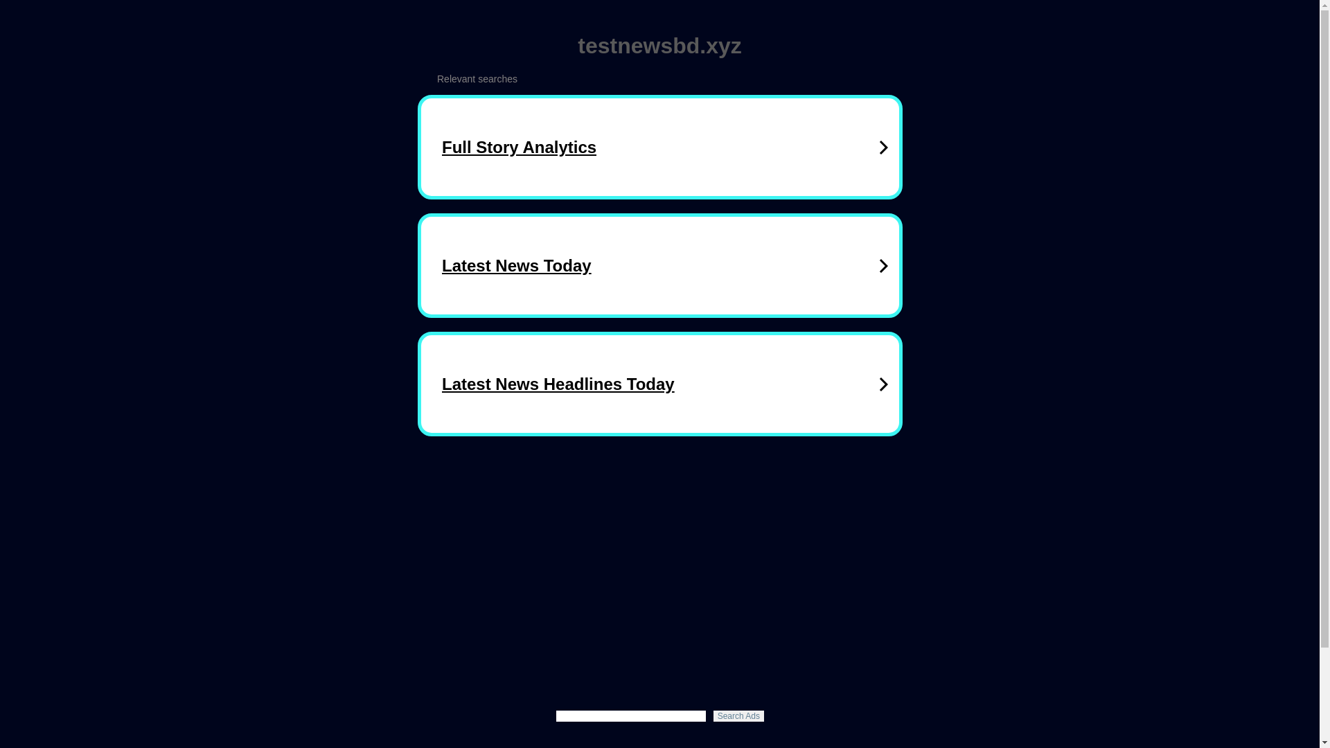 website screenshot of https://testnewsbd.xyz/