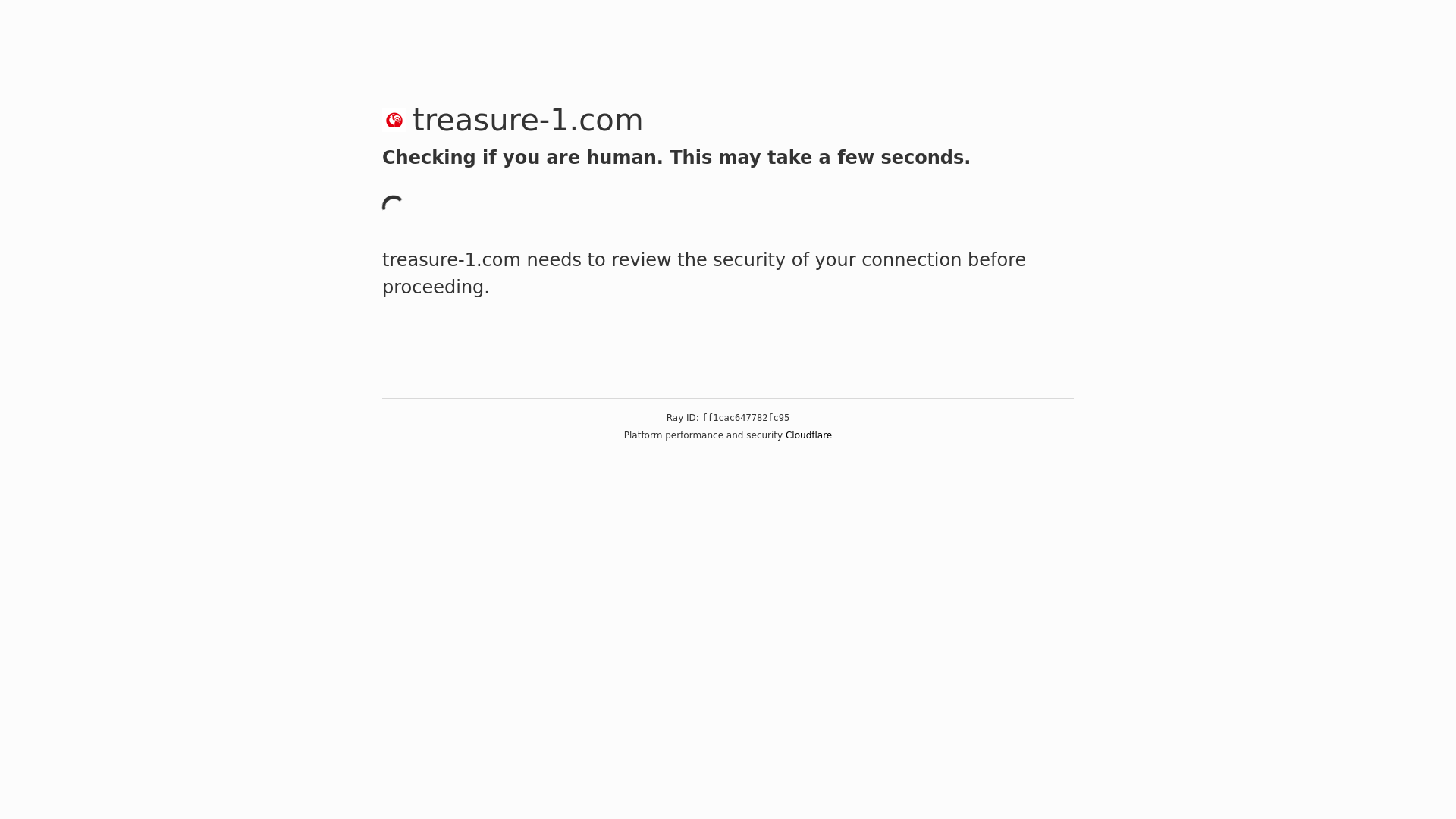 website screenshot of https://treasure-1.com/