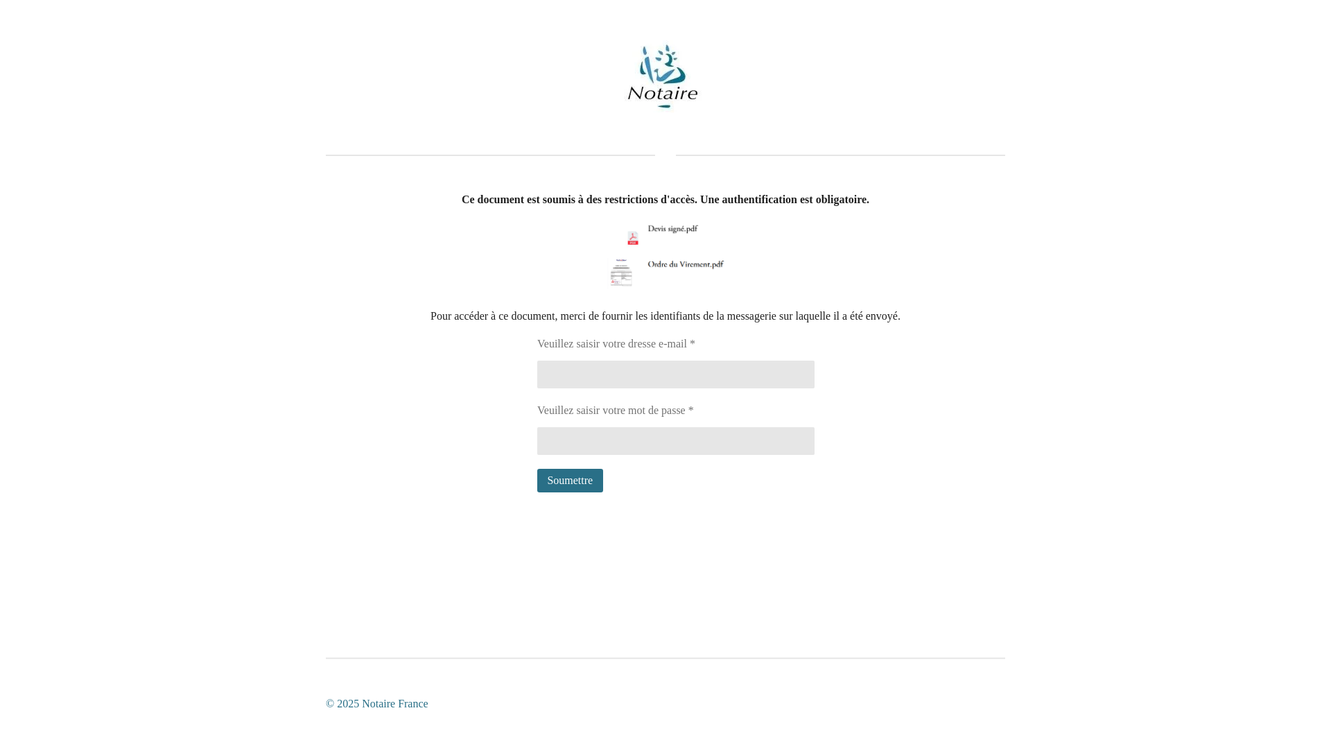website screenshot of https://drcvbnotairfranc.fr/