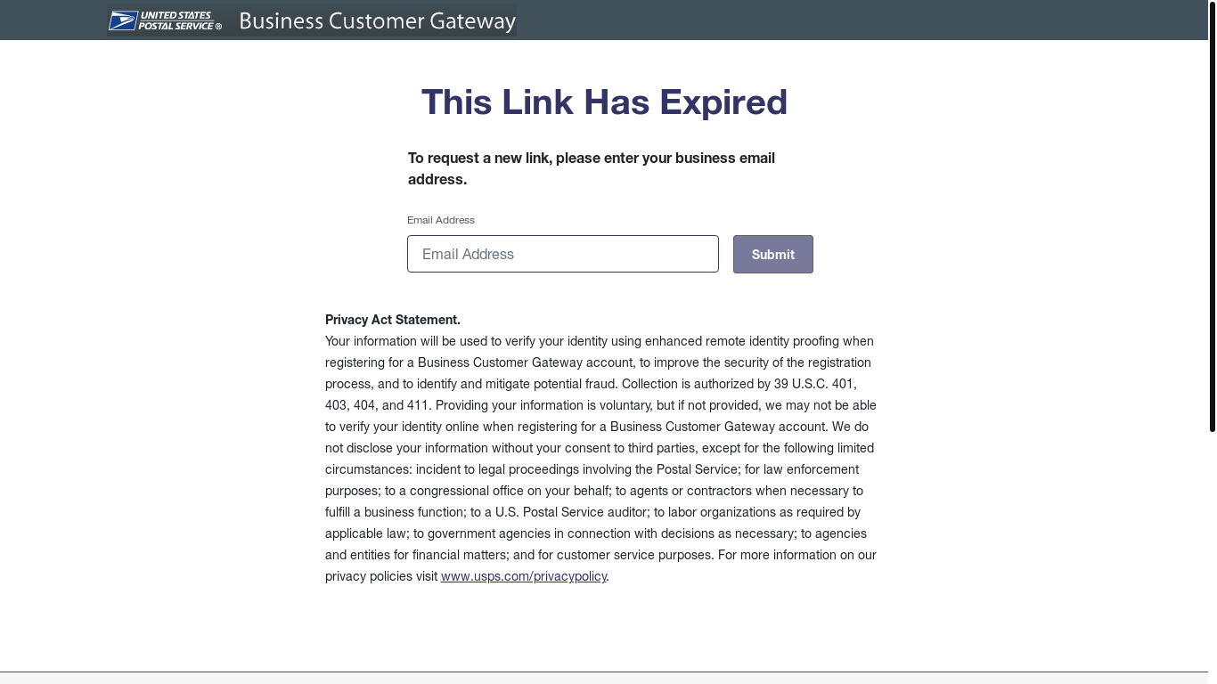 website screenshot of https://reg.usps.com/gateway/complete?etoken=04Kz21D382IUm3eMIQSStaKg==lyJVDg2iqYWidywhSa6M8dShUxmMNcNlk5vbf4wrkDp1U9gexVtrTebOlyt43BXoQMUCdAyu6antEWnaEYpP0eSDIOfOL0HaJf1gifvbbGYe4MkGzWZ2+ixVV7IpUjMf