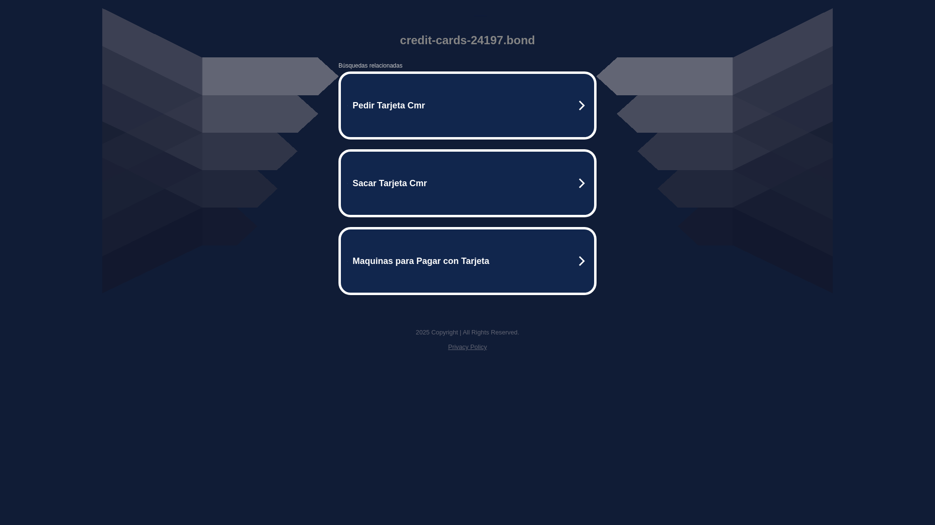 website screenshot of https://credit-cards-24197.bond/