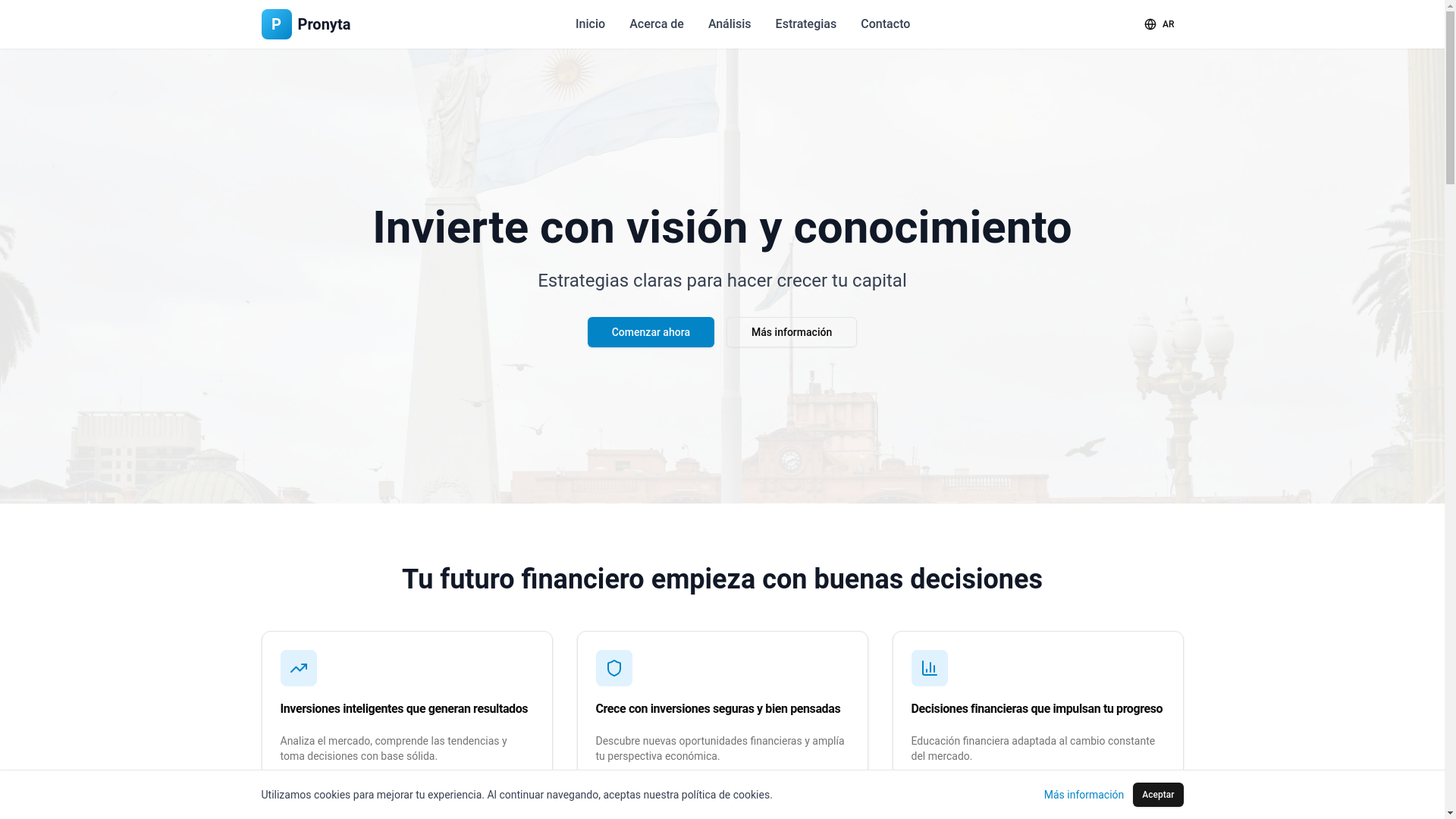 website screenshot of https://decisioninteligent.com/