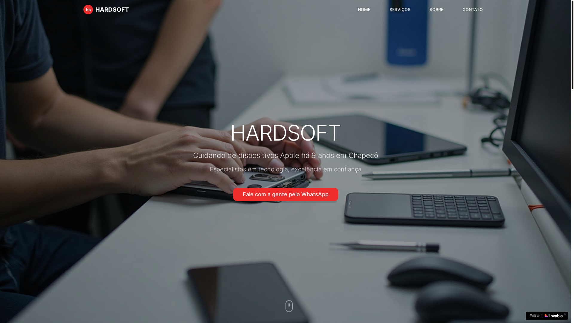 website screenshot of https://hardsoftbr.pages.dev/