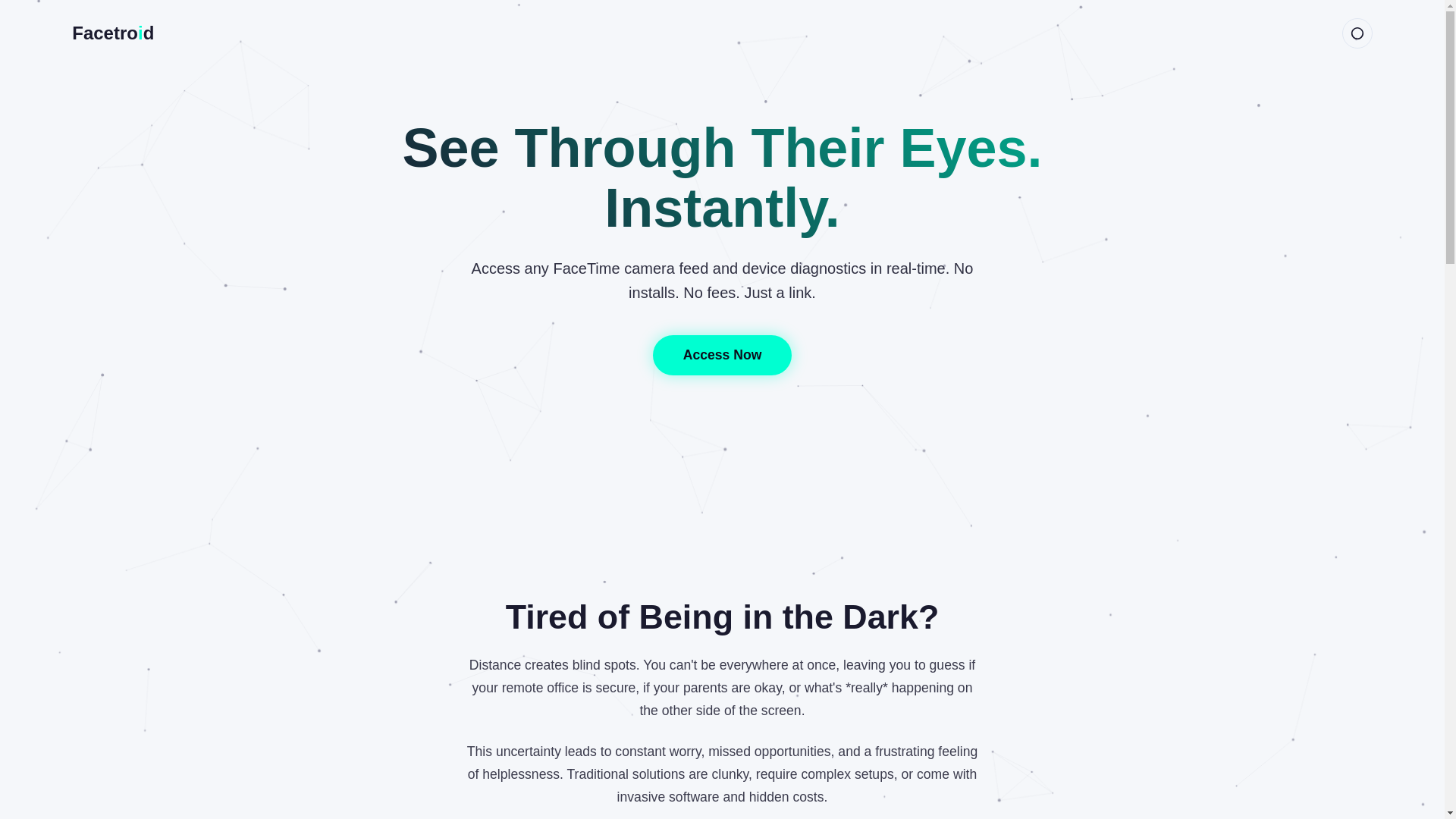 website screenshot of https://facetroidco.pages.dev/
