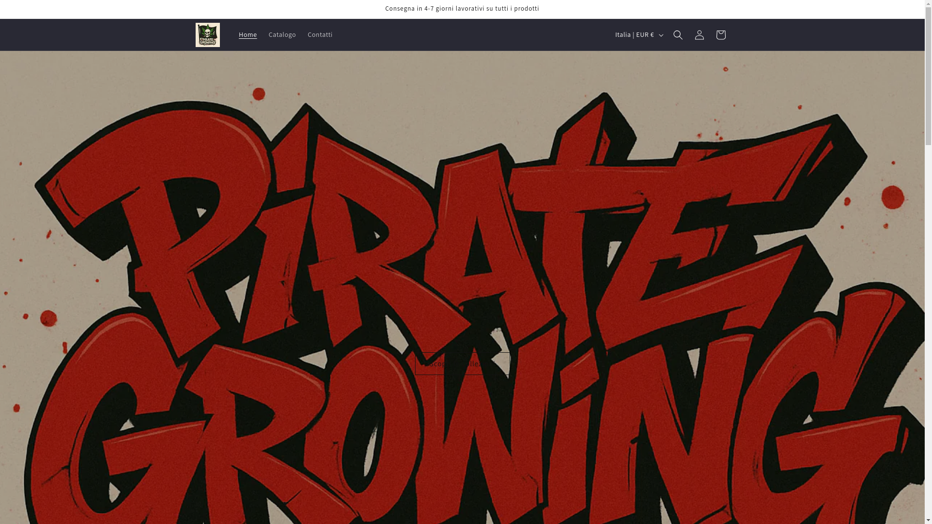 website screenshot of https://pirategrowing.it/