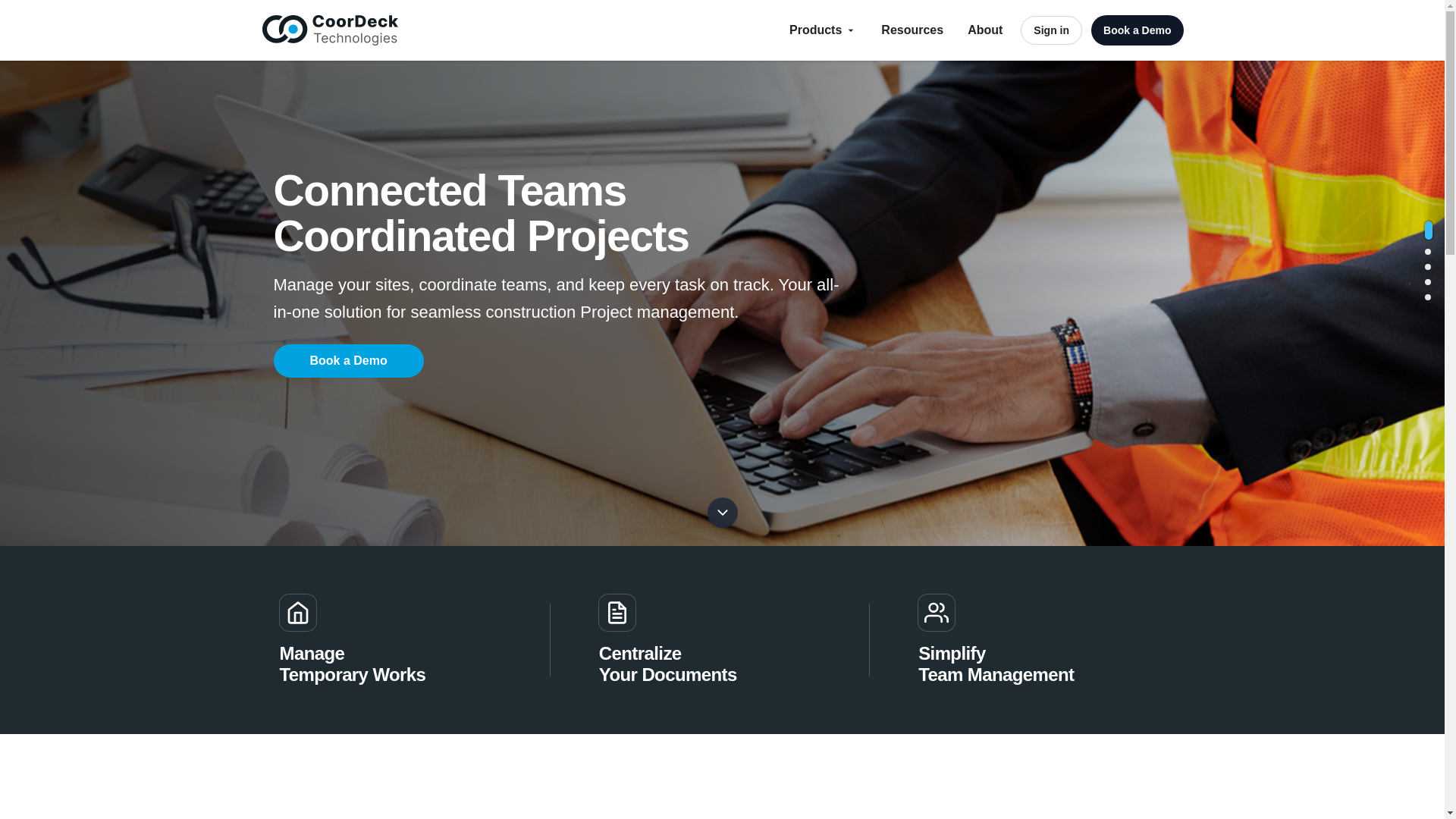 website screenshot of https://coordeck-landing.pages.dev/