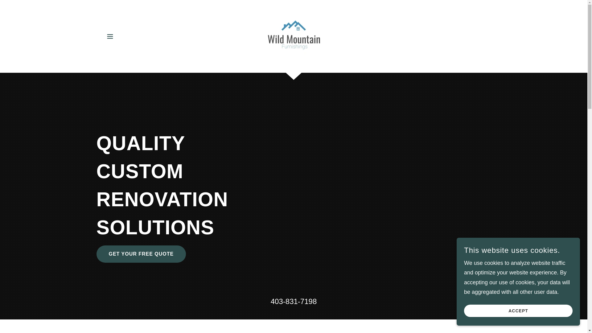 website screenshot of https://wildmountainyyc.ca/