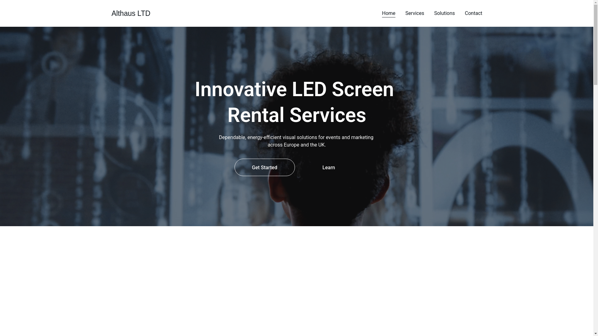 website screenshot of https://althaus.store/