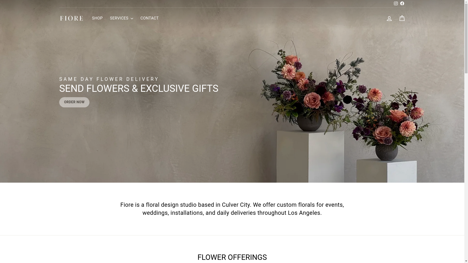 website screenshot of https://flowerdeliveryculver.city/