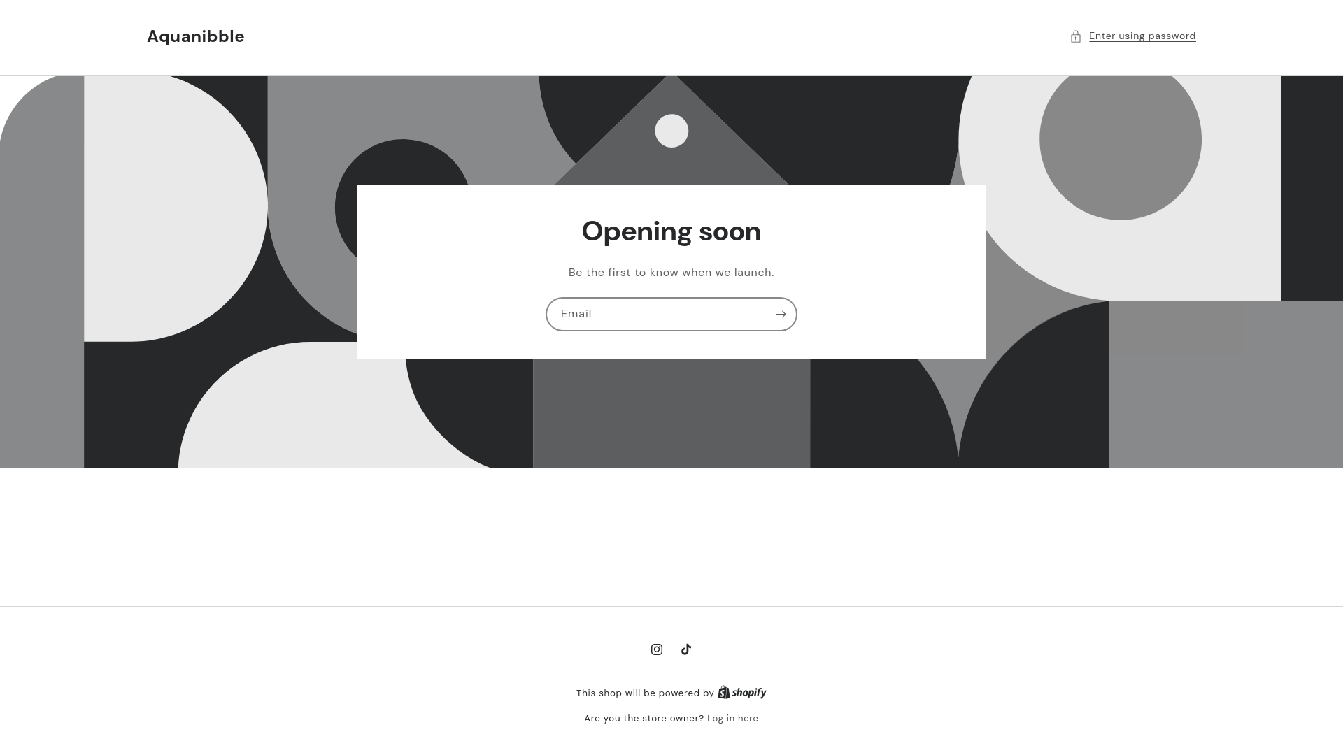 website screenshot of https://aquanibble.com/