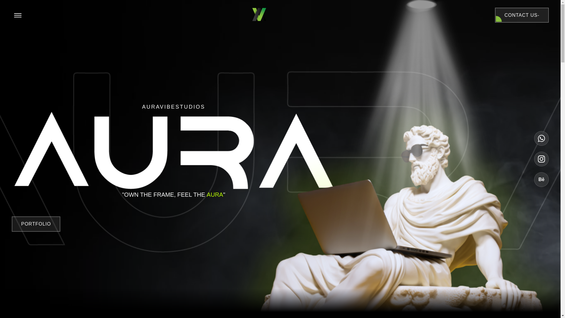 website screenshot of https://auravibesstudios.pages.dev/