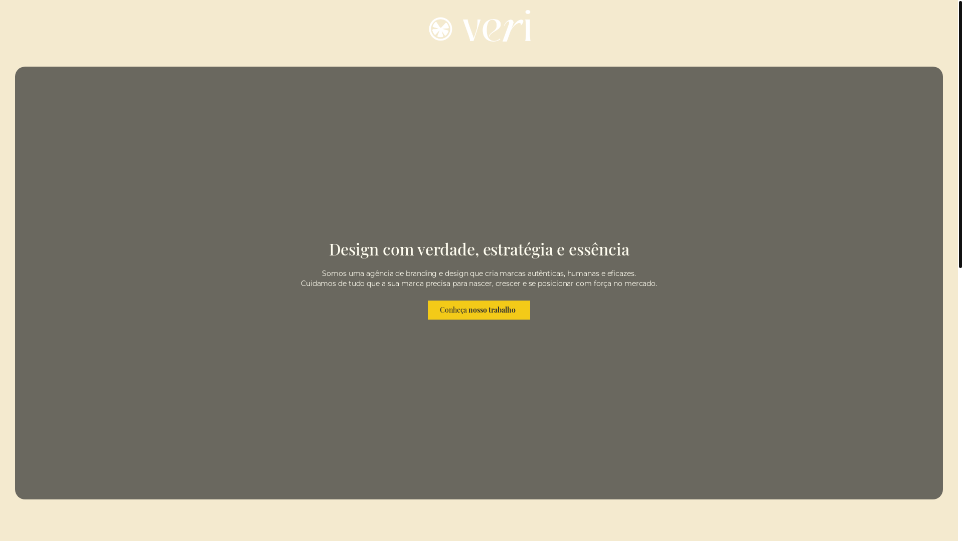 website screenshot of https://agenciaveri.com/