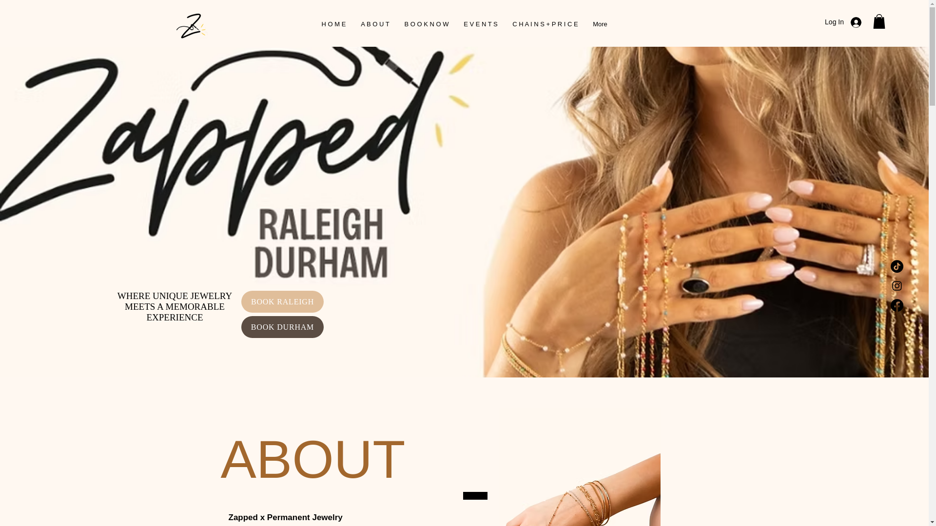 website screenshot of https://zappedcharlotte.com/