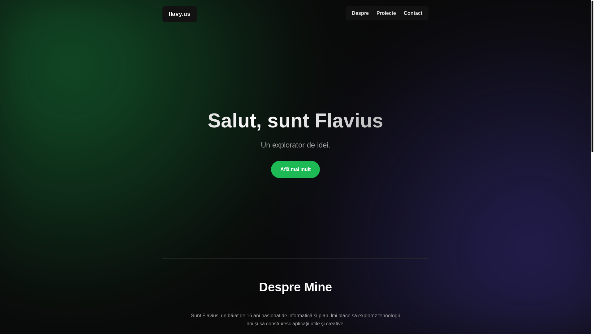 website screenshot of https://flavyuss.pages.dev/