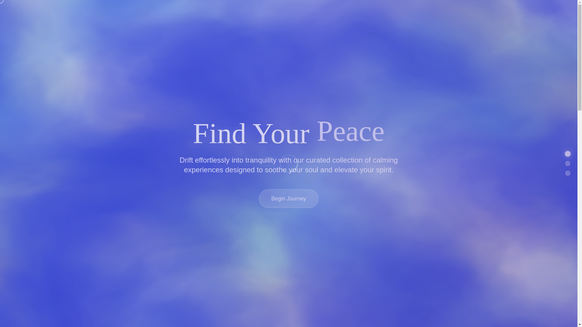 website screenshot of https://thepassingclouds.app/