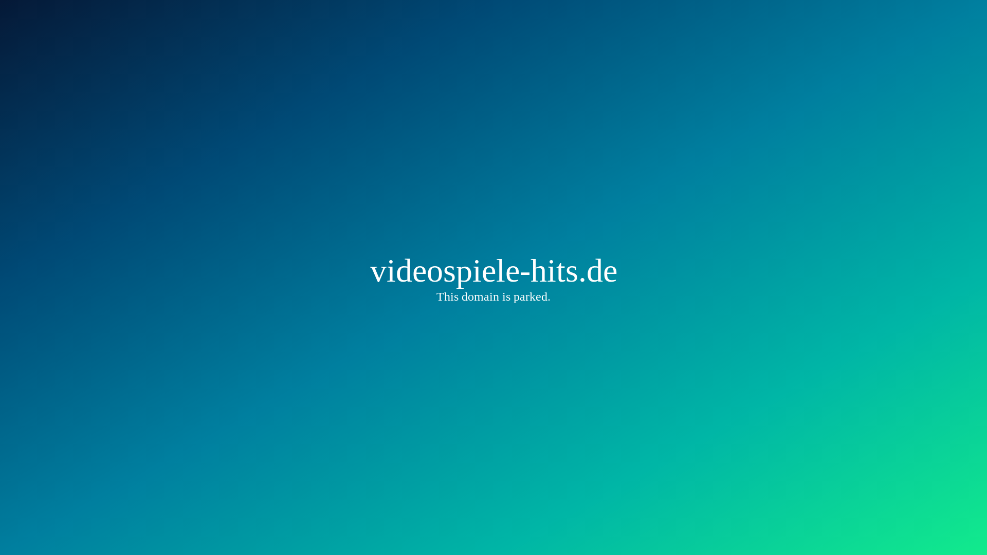 website screenshot of https://videospiele-hits.de/
