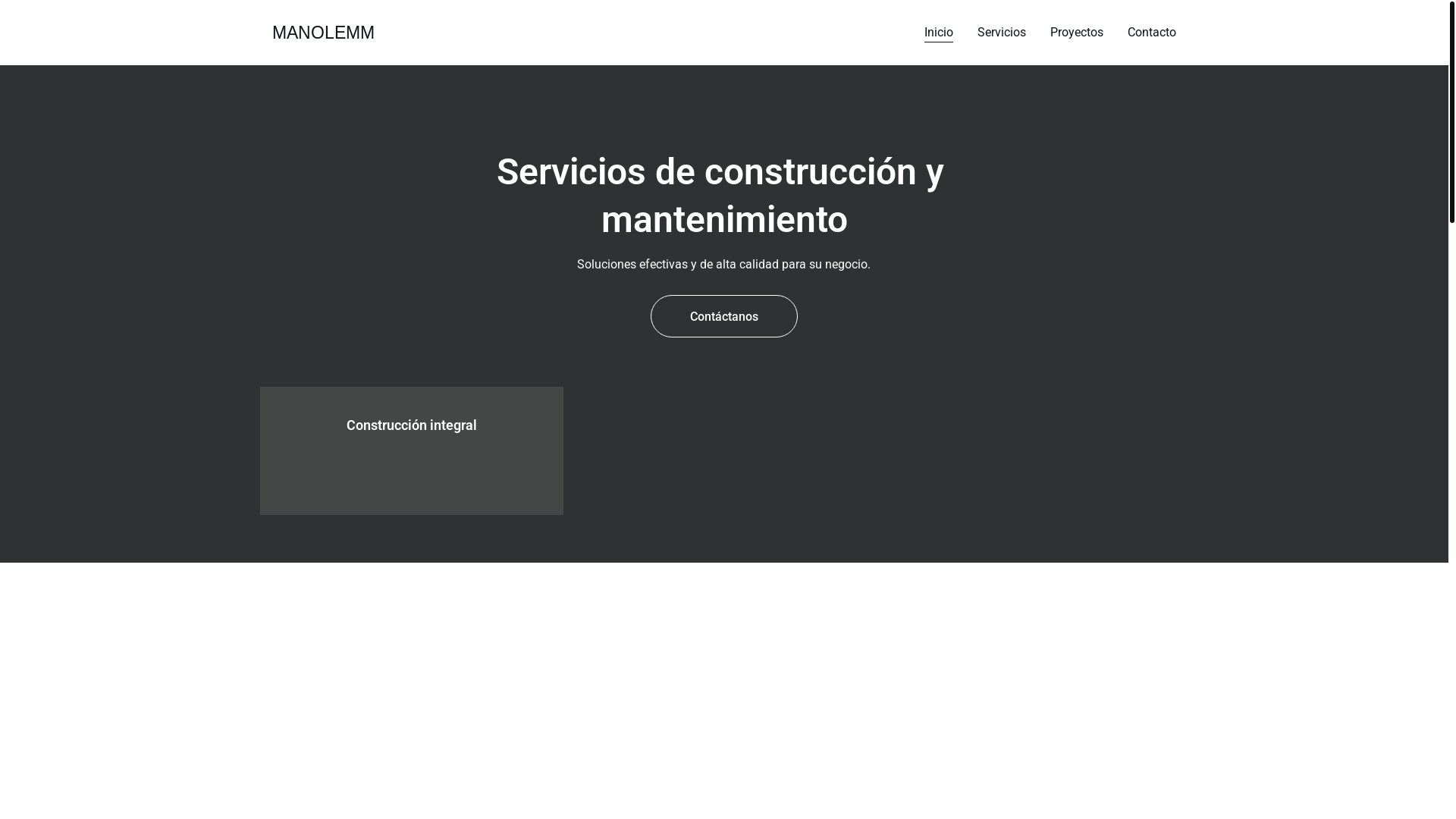 website screenshot of https://manolemm.com/