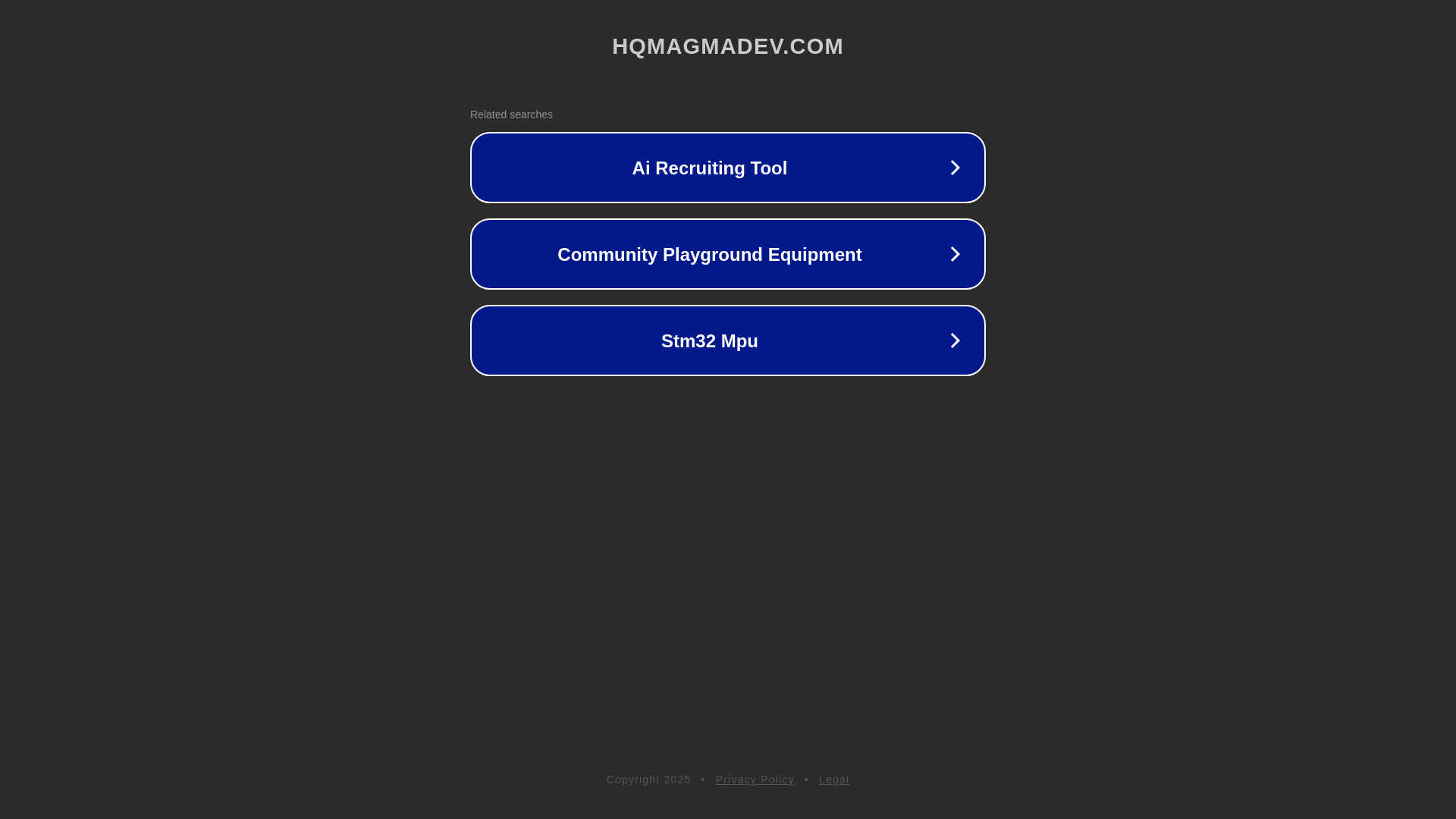 website screenshot of https://hqmagmadev.com/