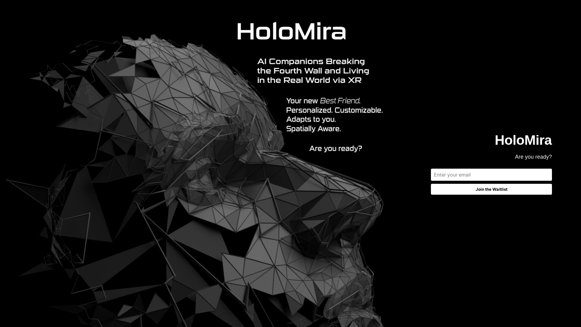 website screenshot of https://holomira-website.pages.dev/