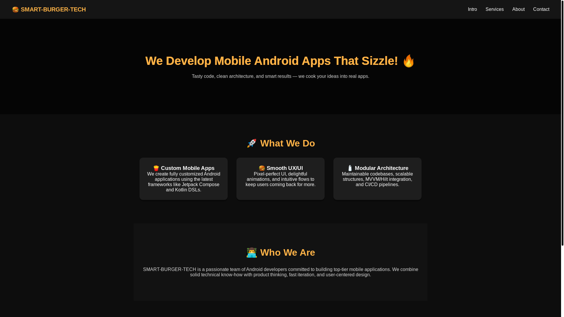 website screenshot of https://smart-burger-tech.website/