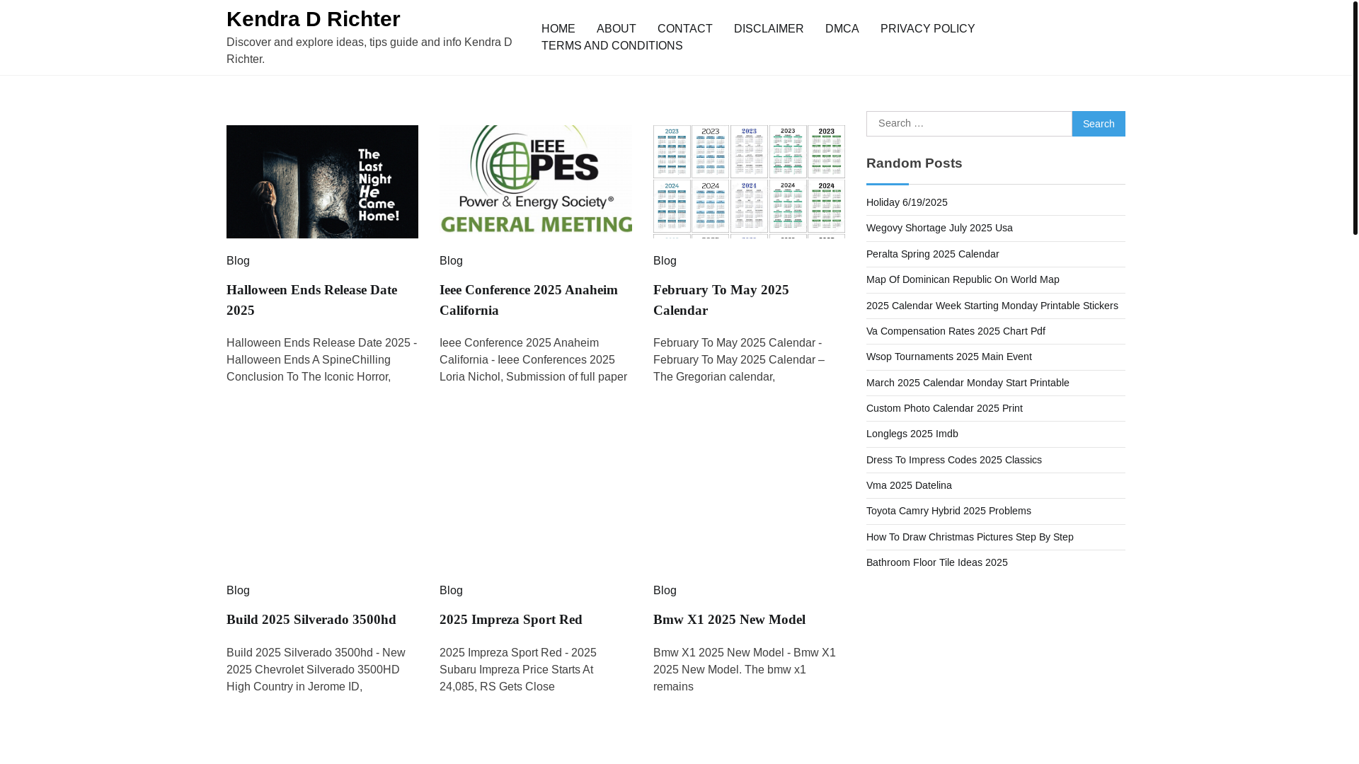 website screenshot of https://kendradrichter.pages.dev/