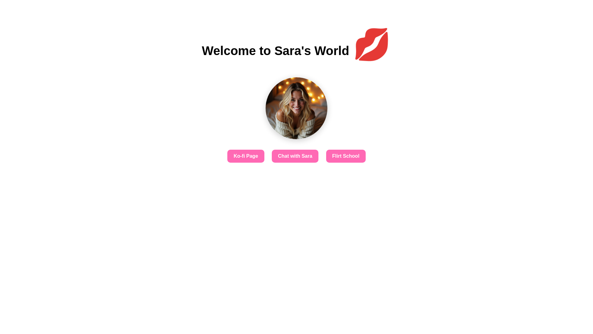 website screenshot of https://sara-landing.pages.dev/