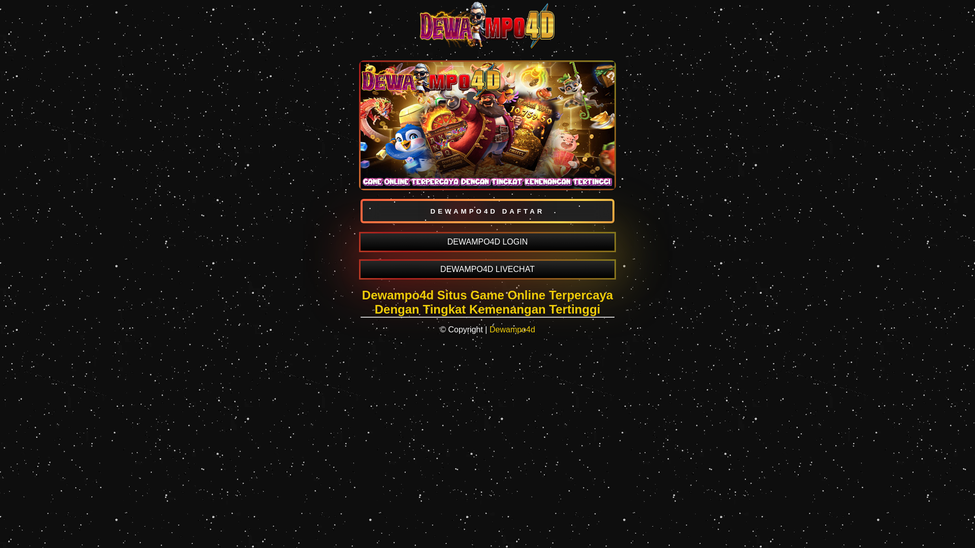 website screenshot of https://dewampo4d-net.pages.dev/