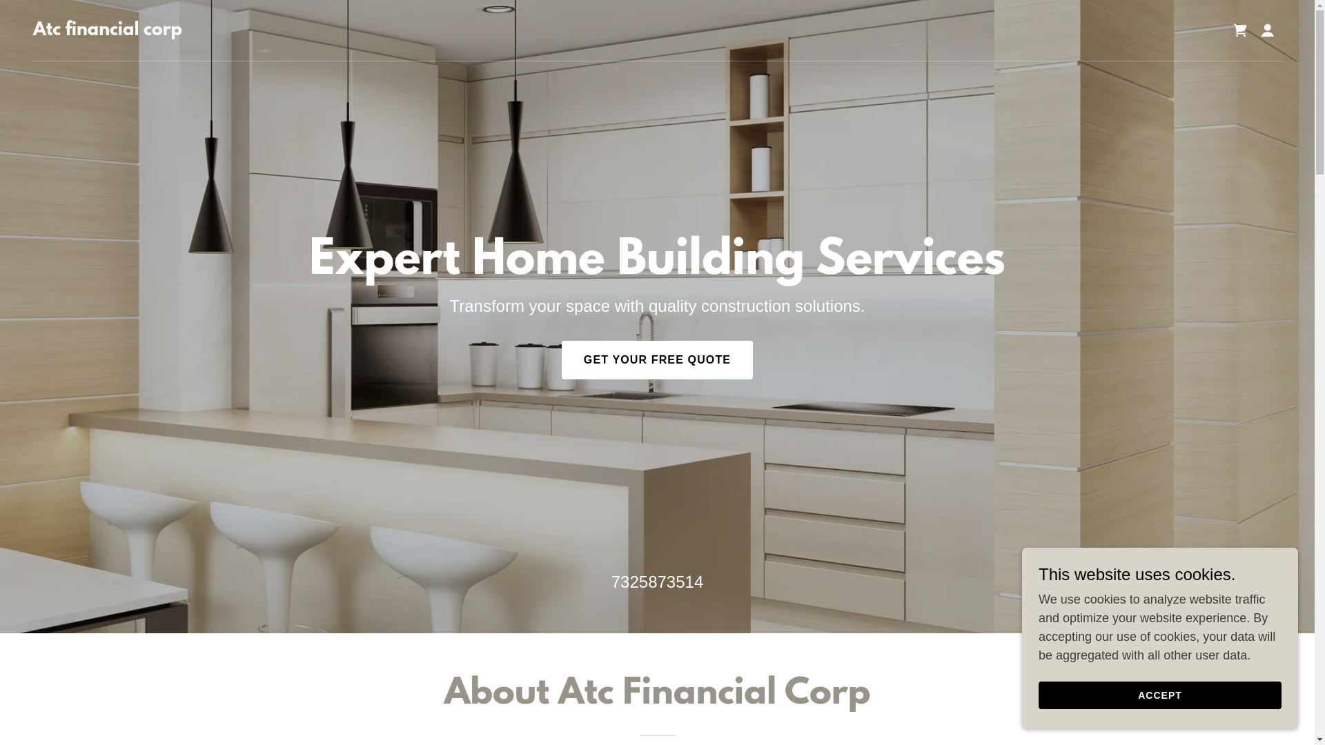 website screenshot of https://atc-builders.com/