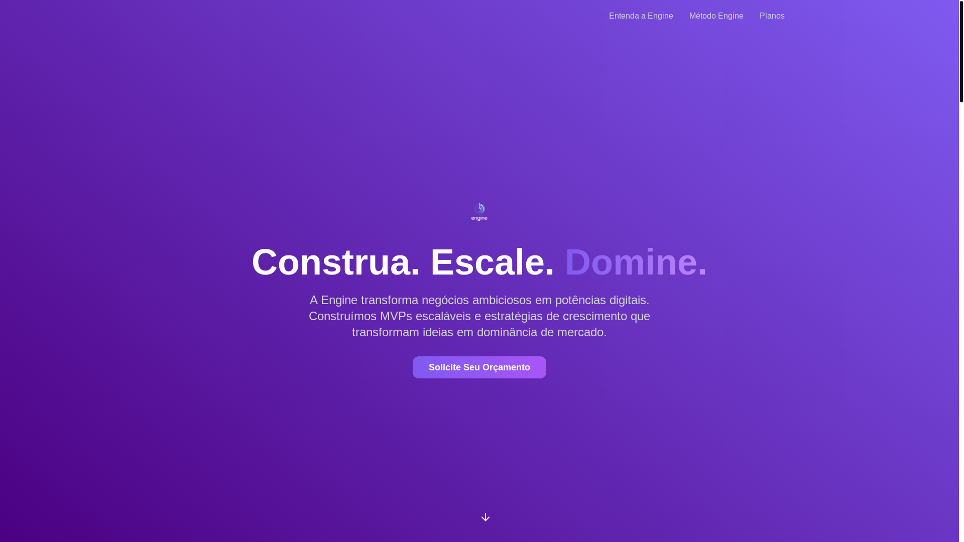 website screenshot of https://engineproduct.com/