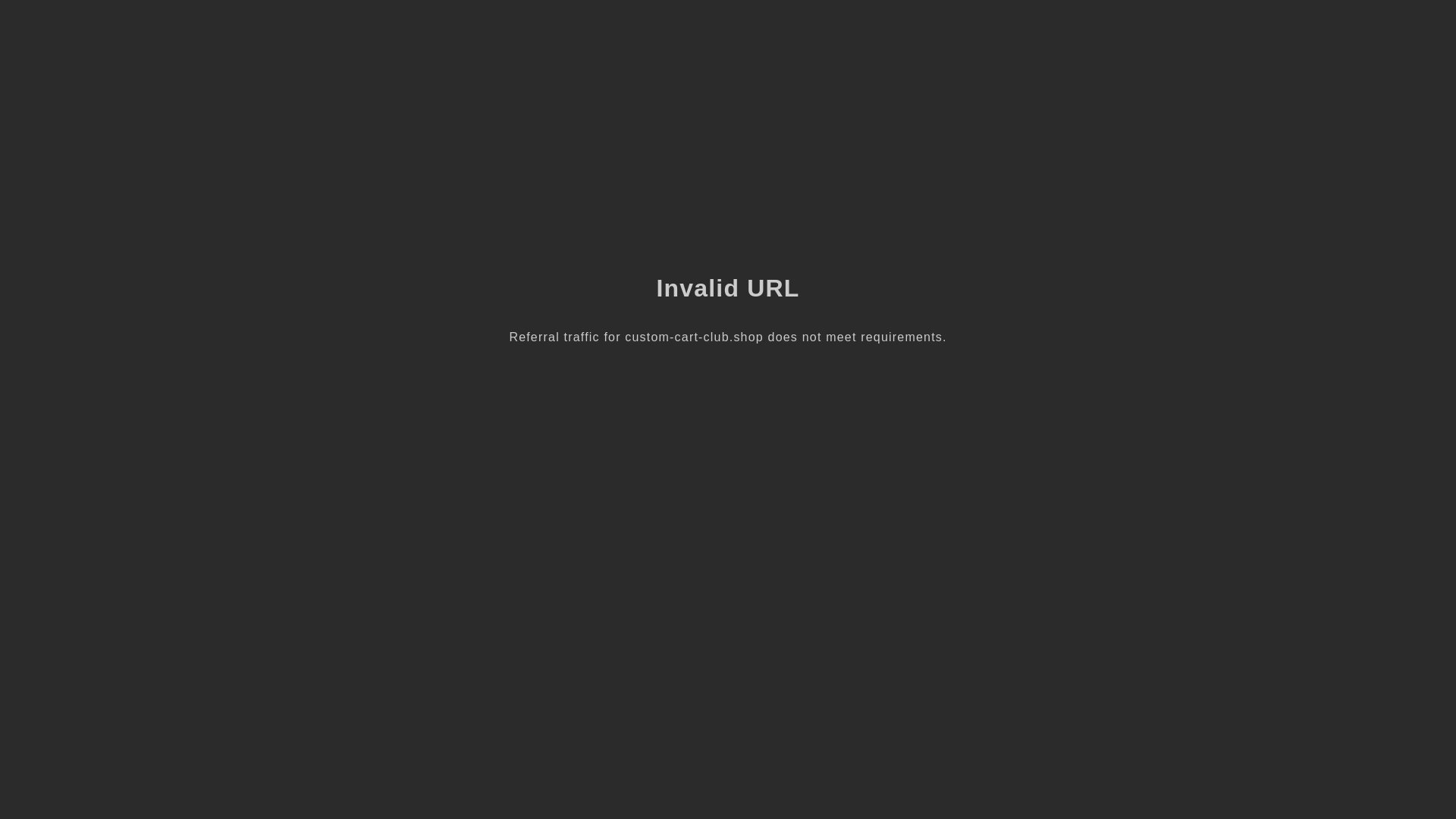 website screenshot of https://custom-cart-club.shop/