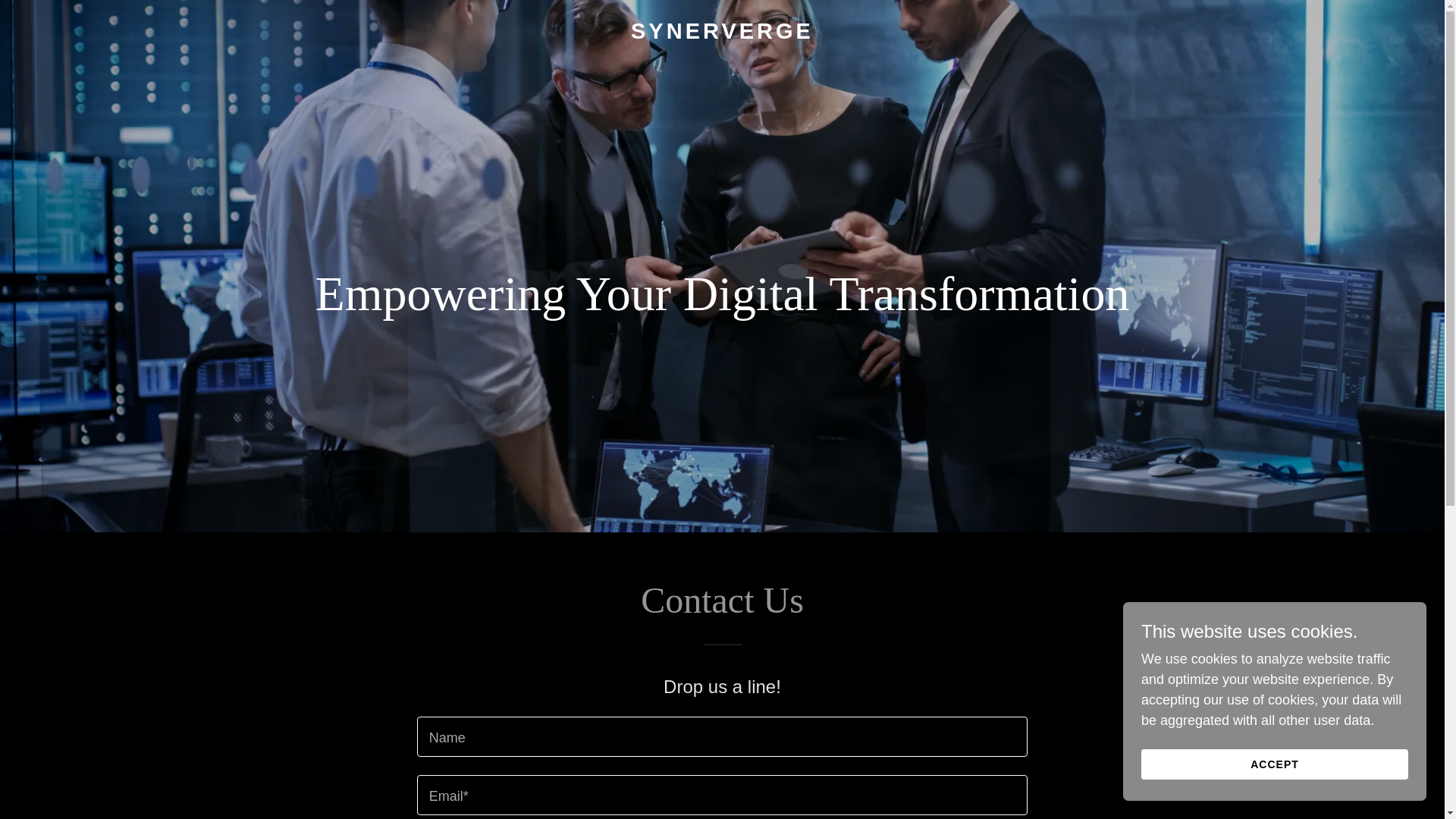 website screenshot of https://synerverge.com/