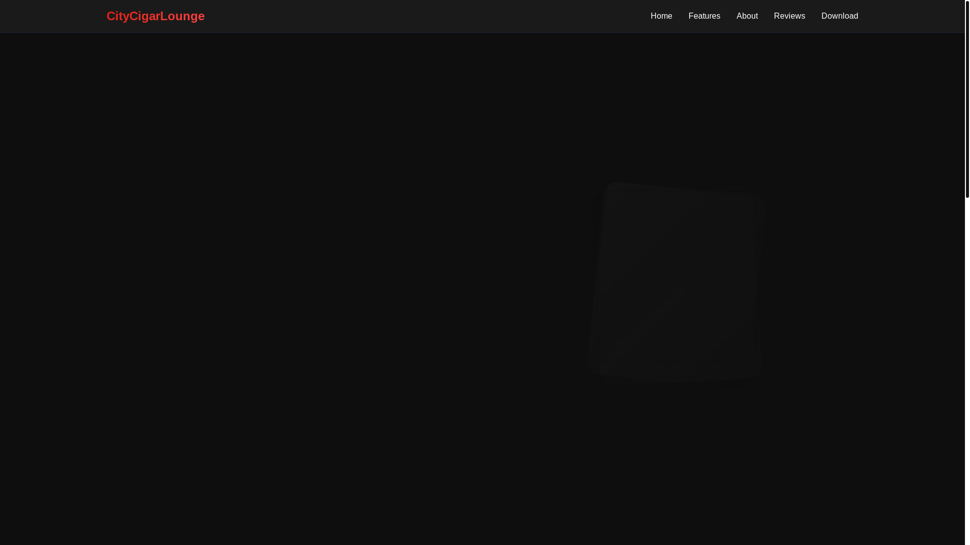 website screenshot of https://citycigarlounge.pages.dev/