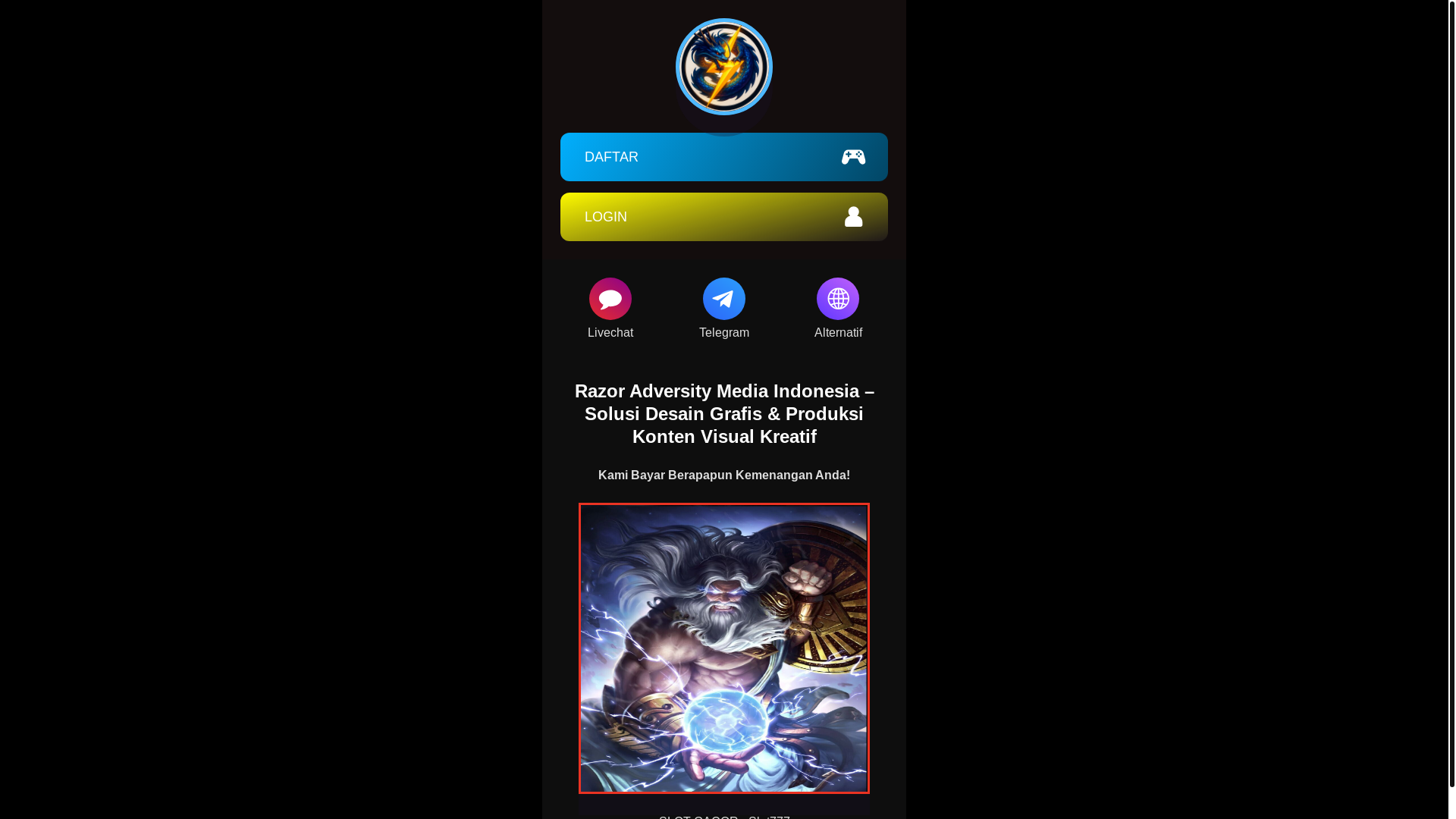 website screenshot of https://razoradversitymedia2.pages.dev/