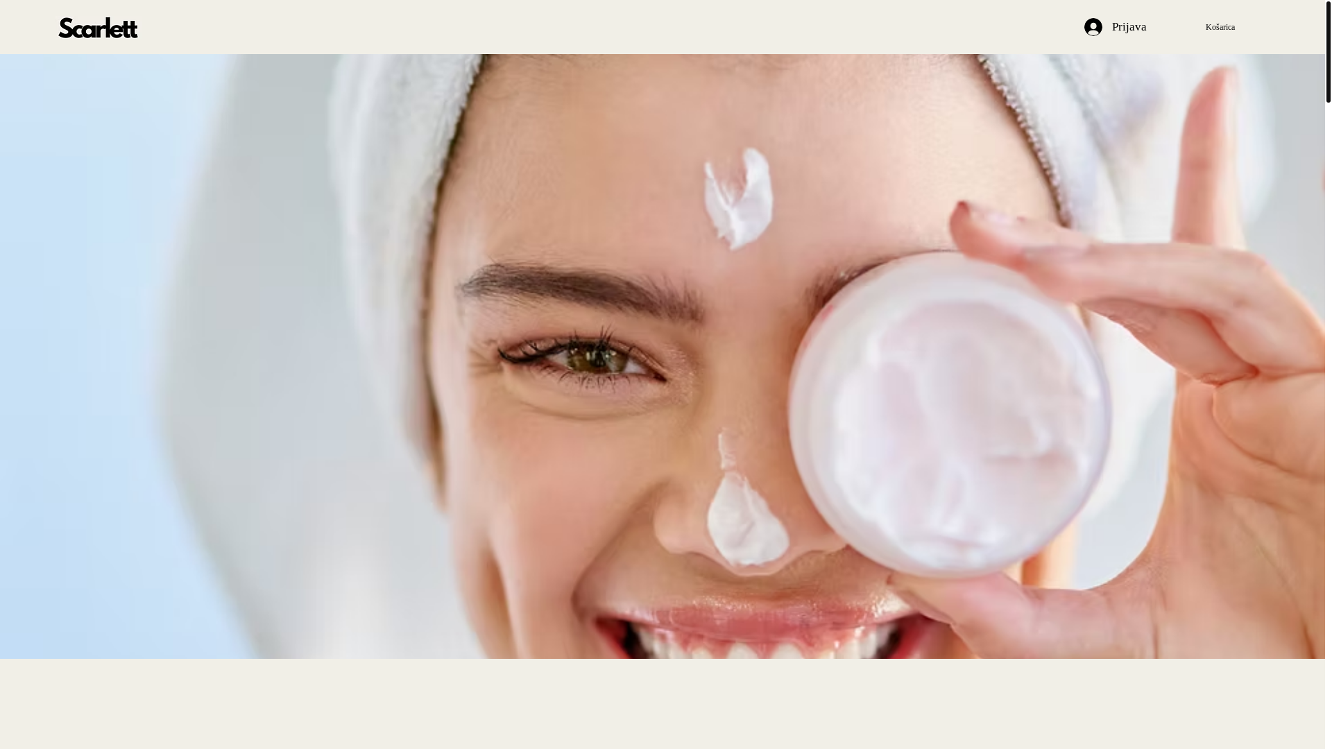website screenshot of https://scarlett-beauty.hr/