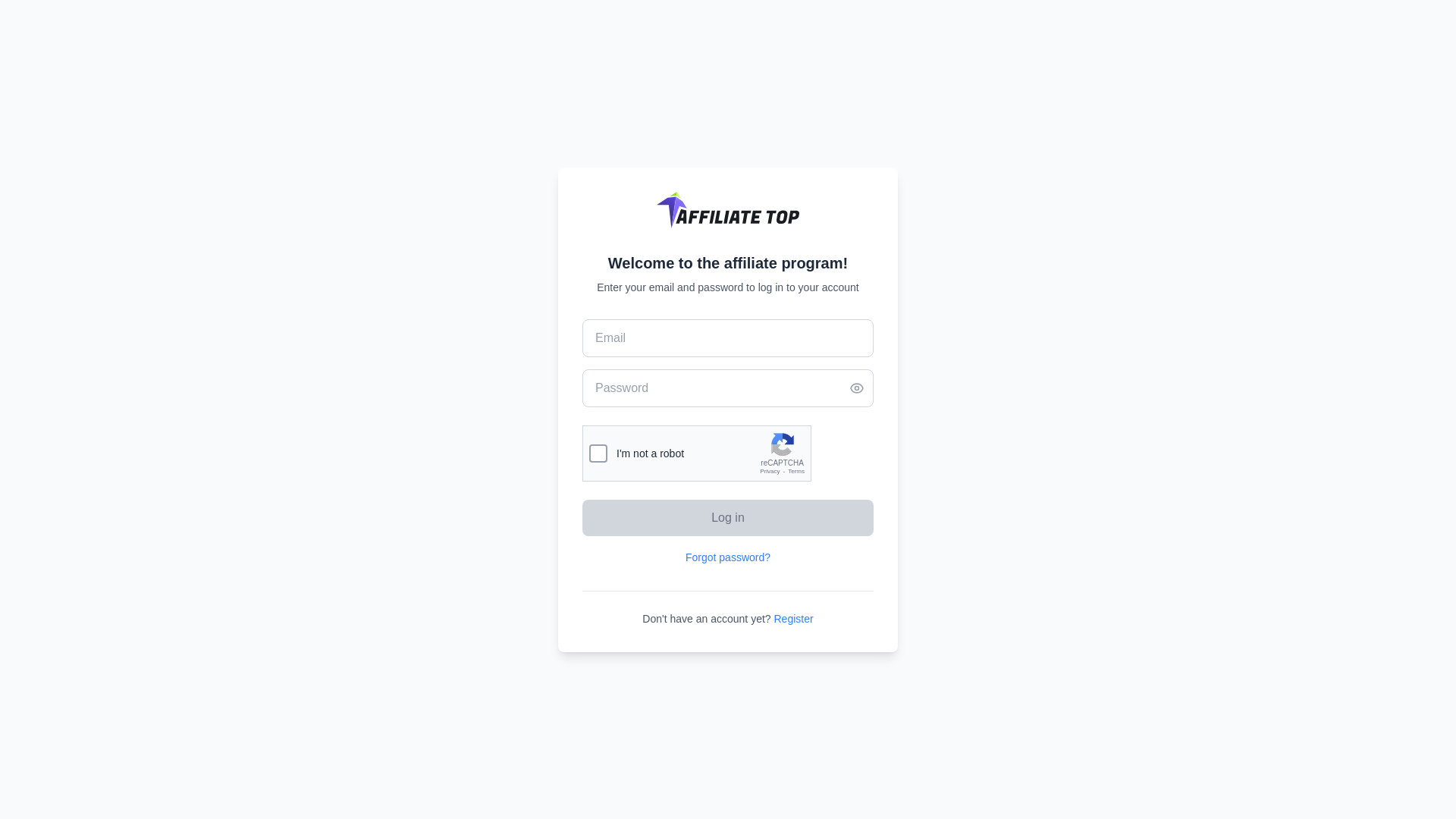 website screenshot of https://affililiate.top/