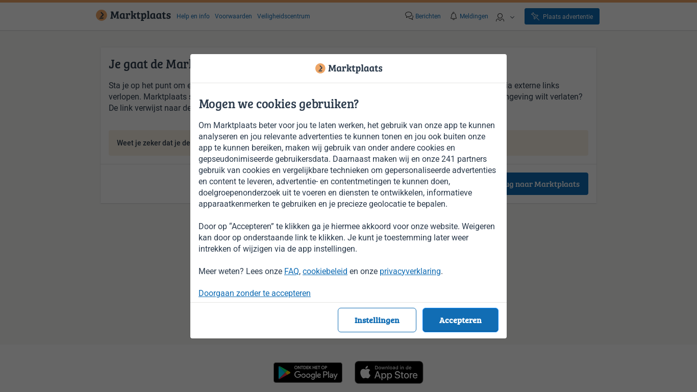website screenshot of https://www.marktplaats.nl/gateway.html?url=http%3A%2F%2Ffototuerlings.nl