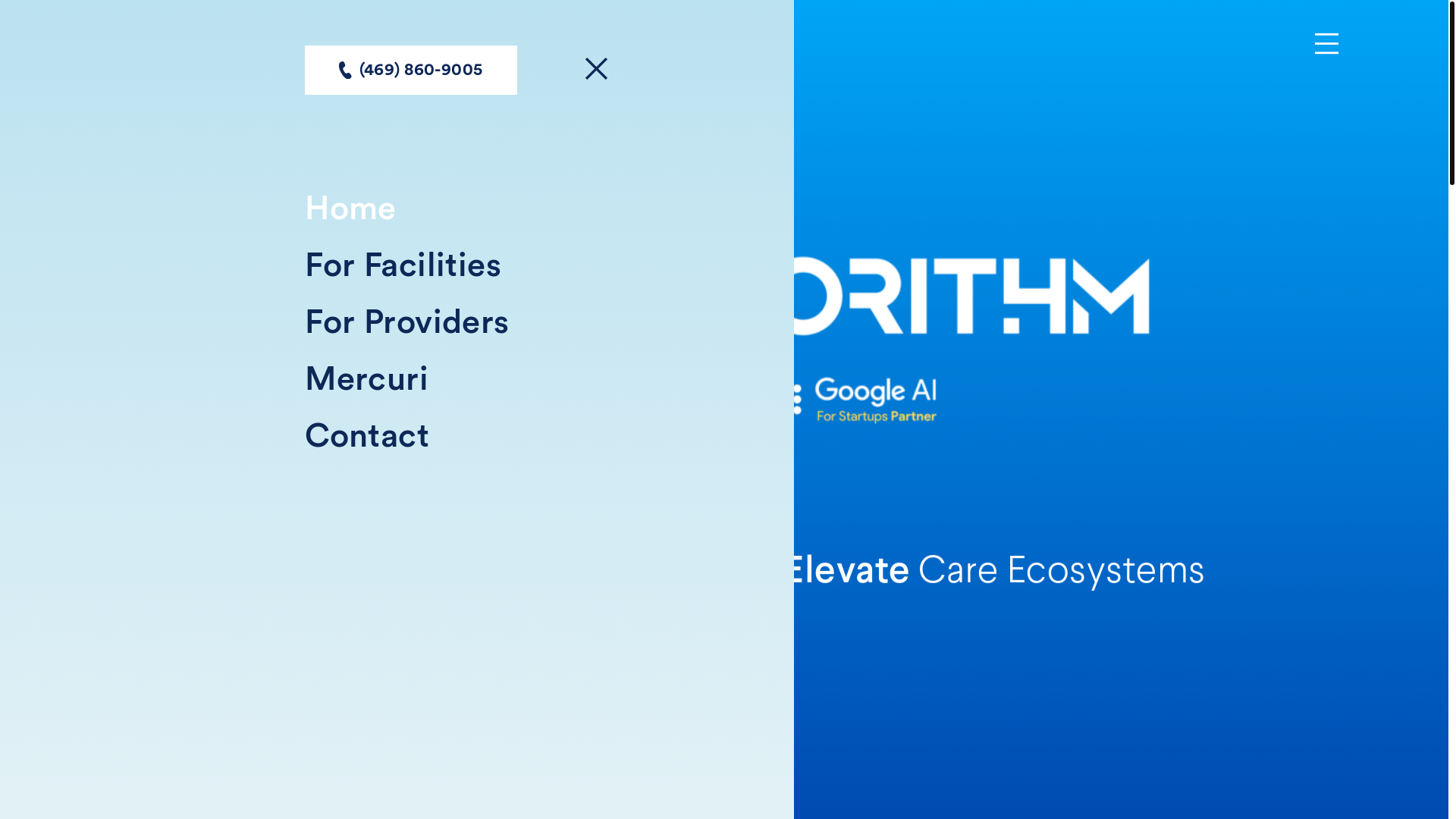 website screenshot of https://healgorithmhealth.com/