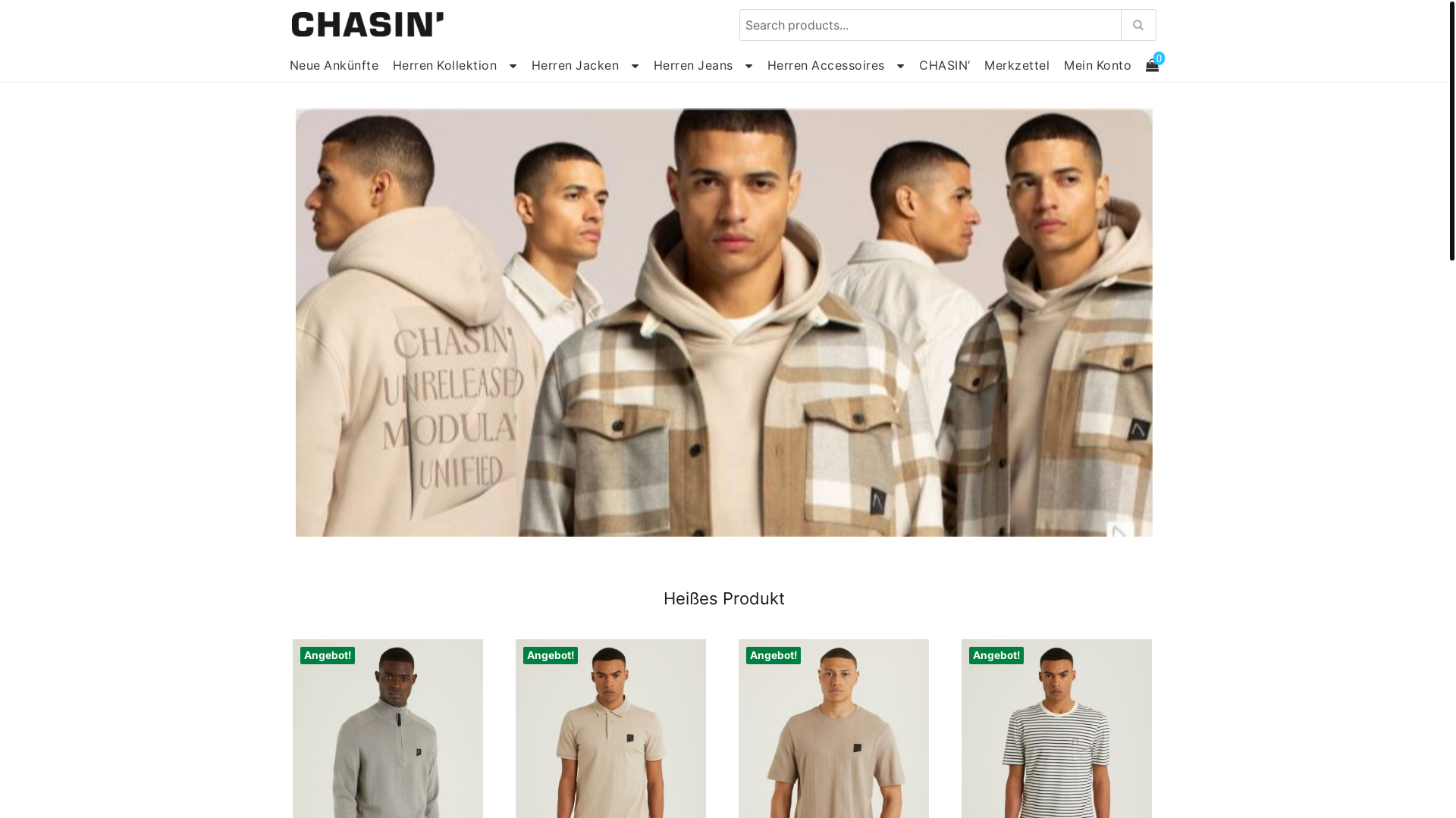 website screenshot of https://andreezell.shop/