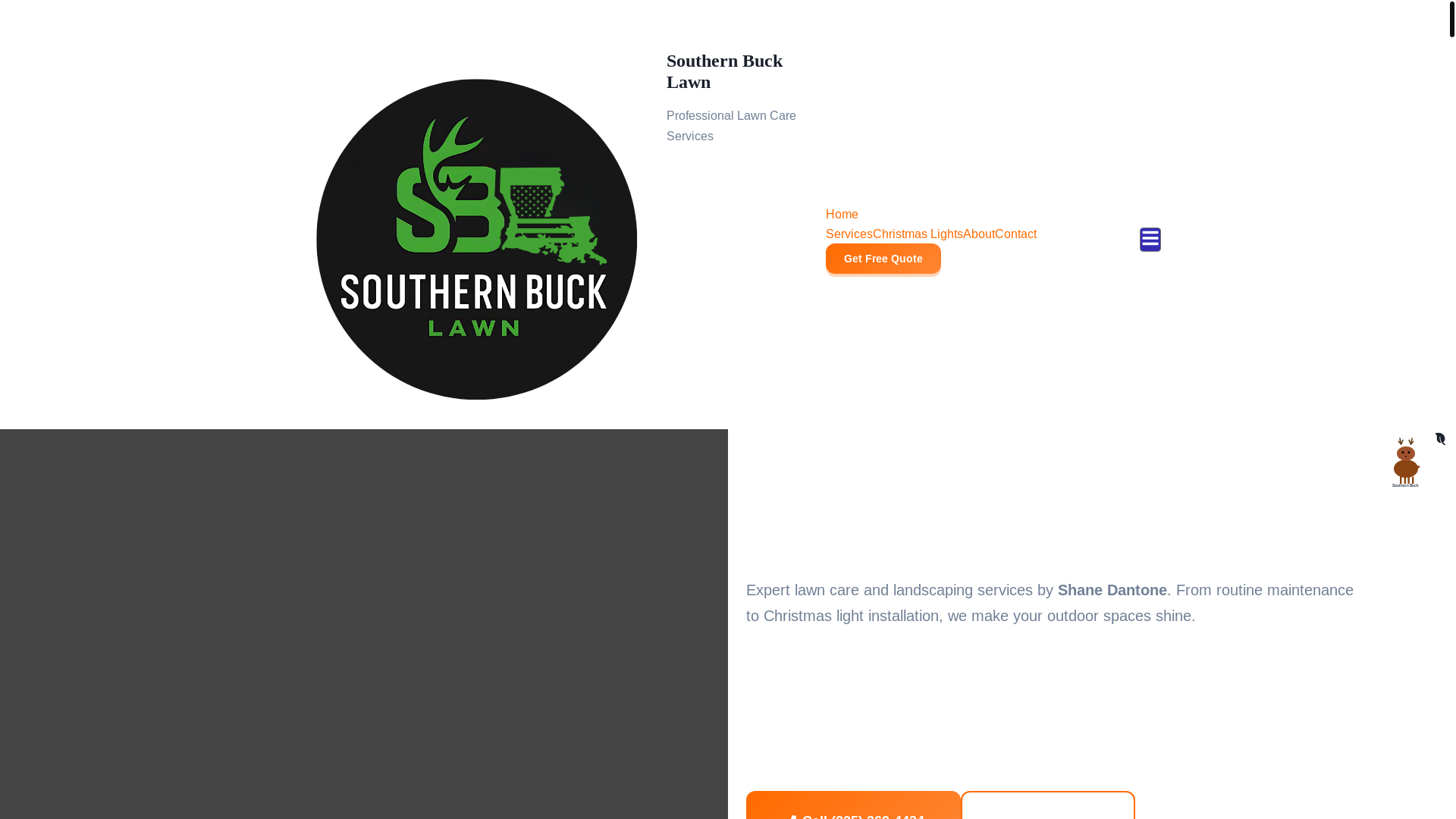 website screenshot of https://southern-buck-lawn-care.pages.dev/