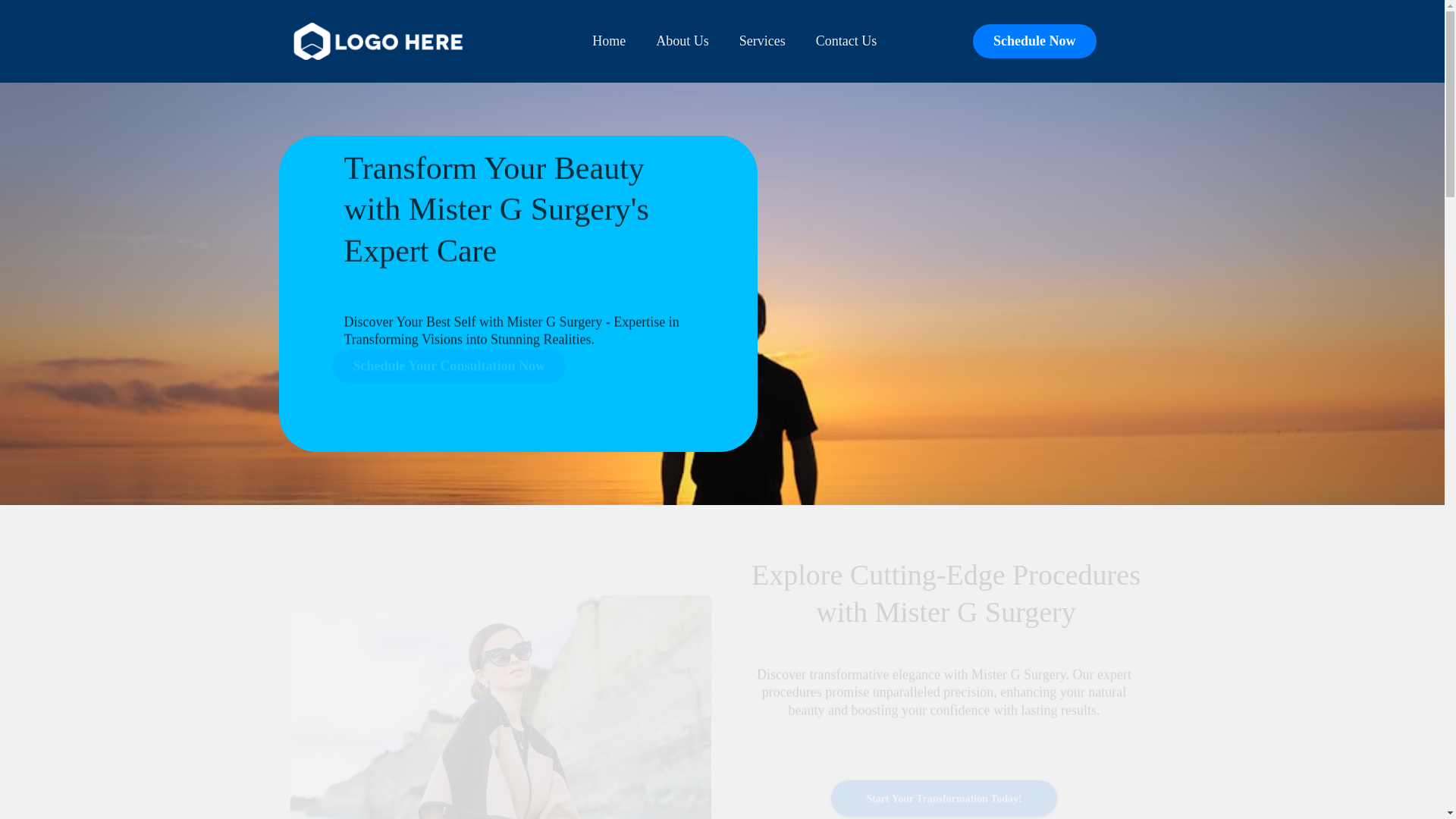 website screenshot of https://mistersurgery.com/