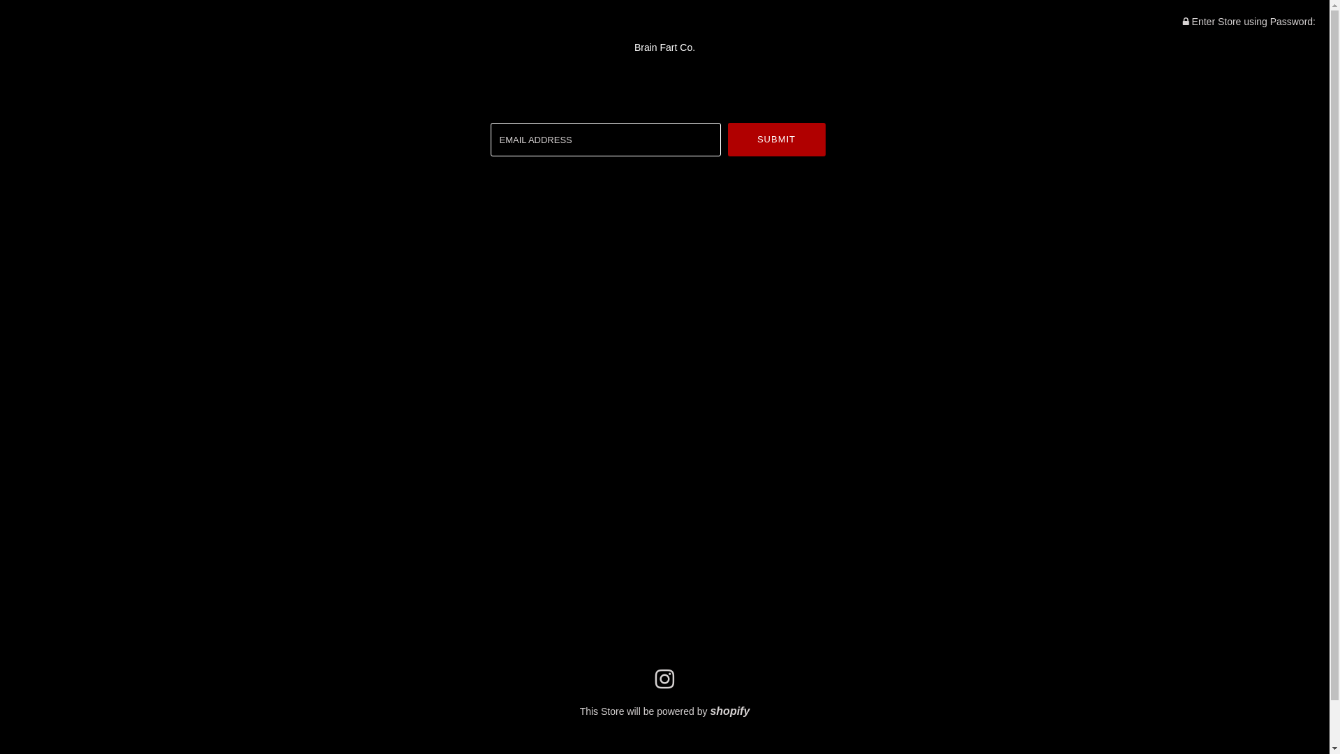 website screenshot of https://brainfartstore.com/