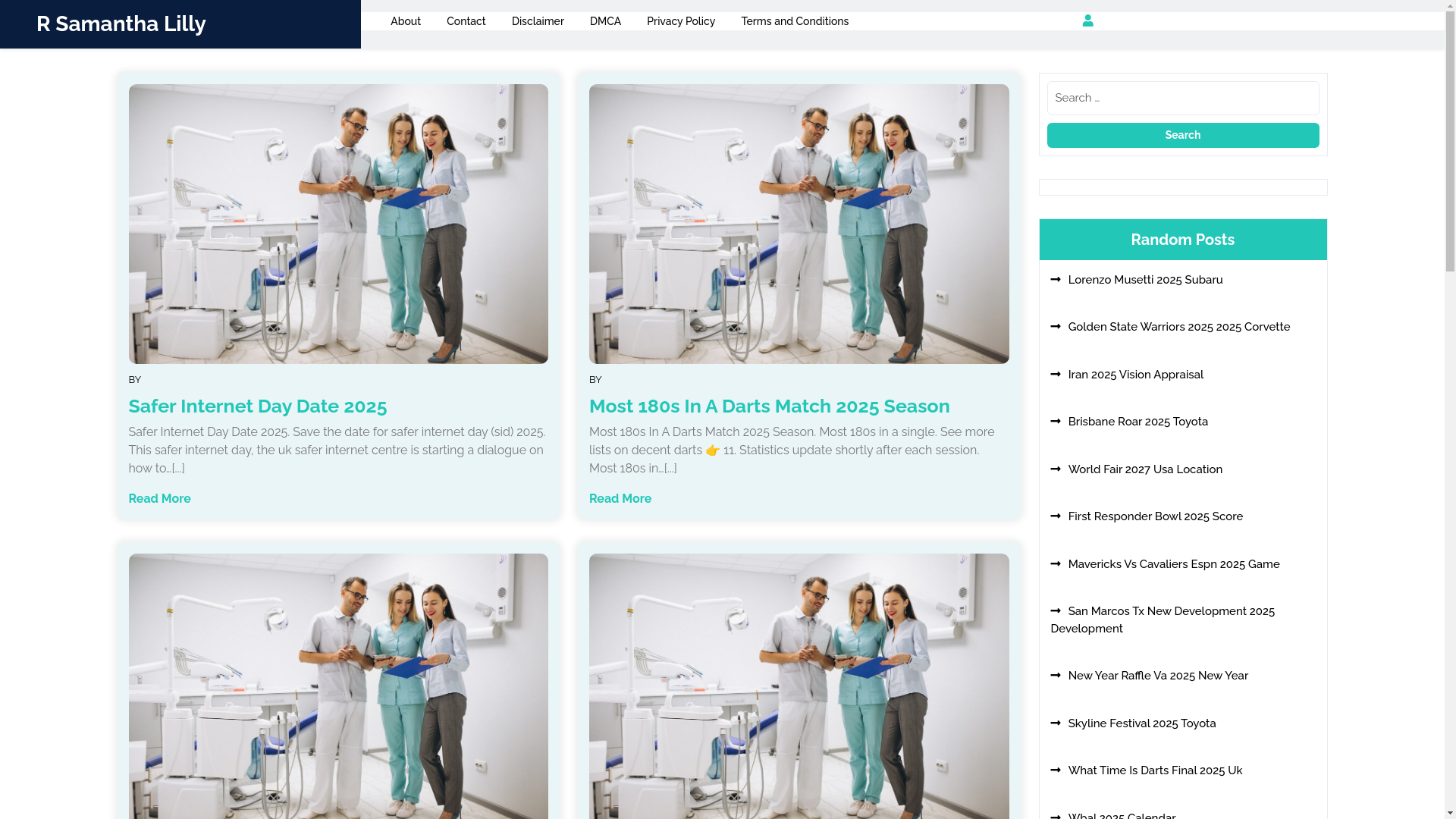 website screenshot of https://rsamanthalilly.pages.dev/