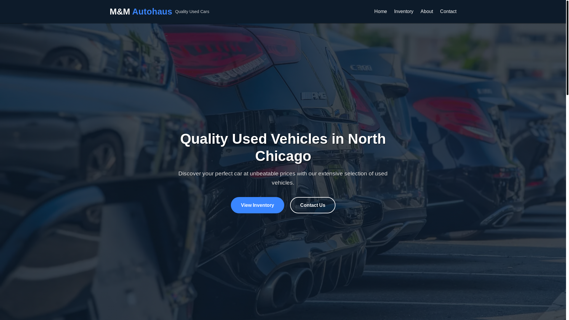 website screenshot of https://m-m-autohaus.pages.dev/