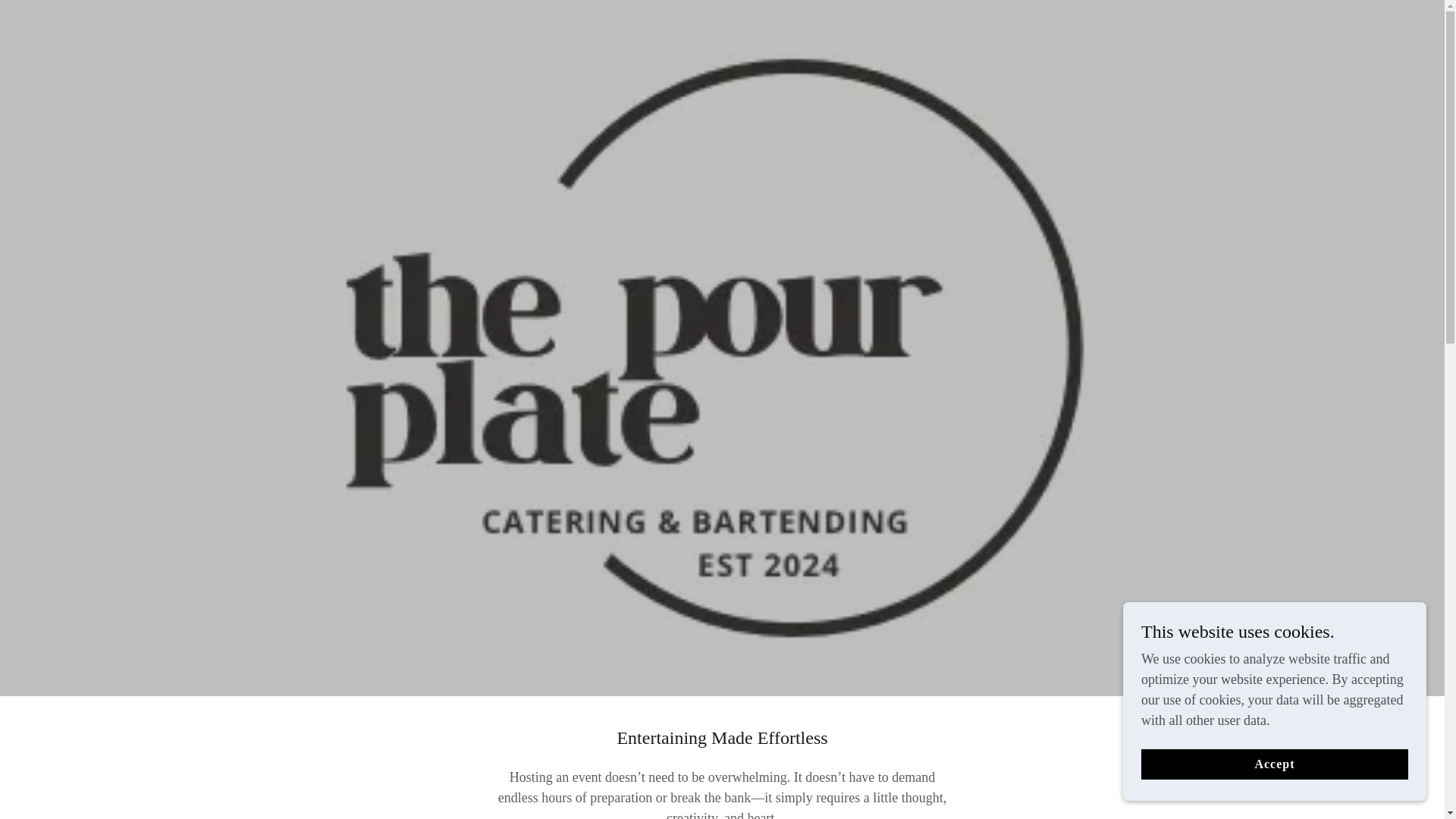 website screenshot of https://thepourplate.com/