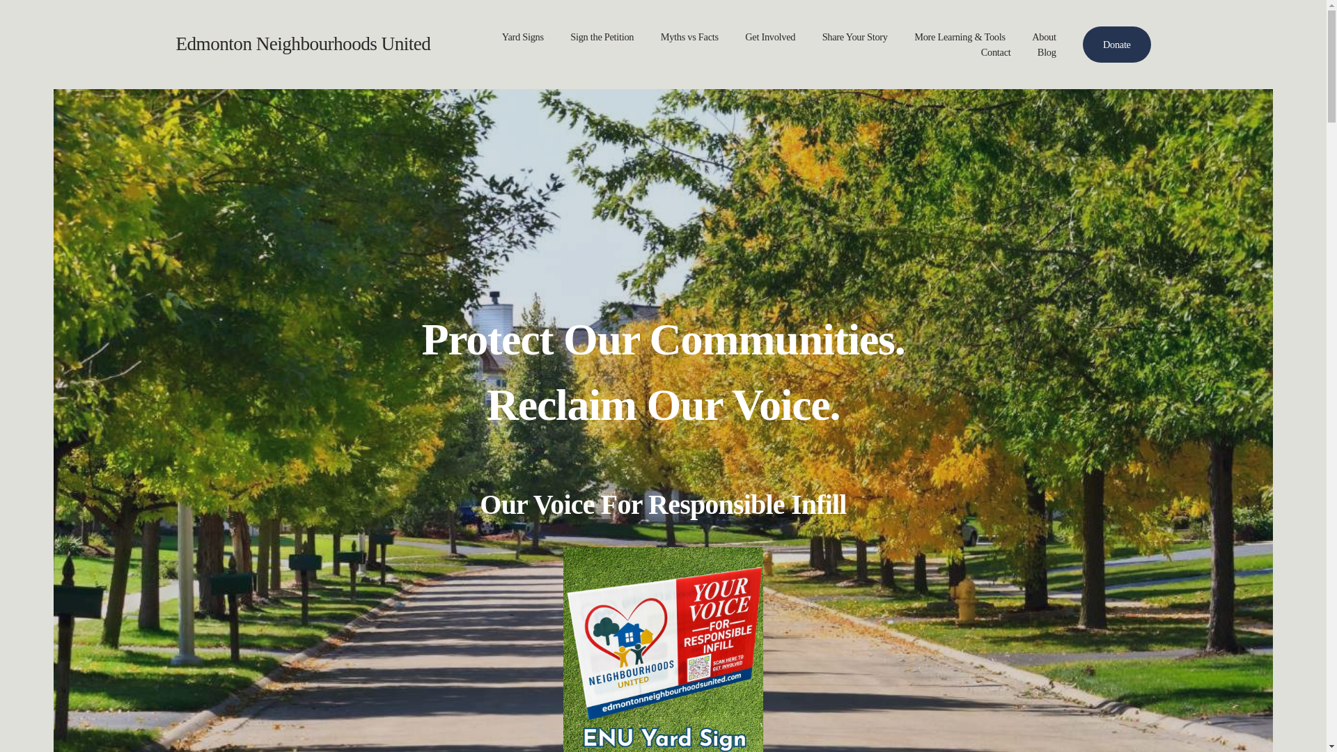 website screenshot of https://enunited.ca/